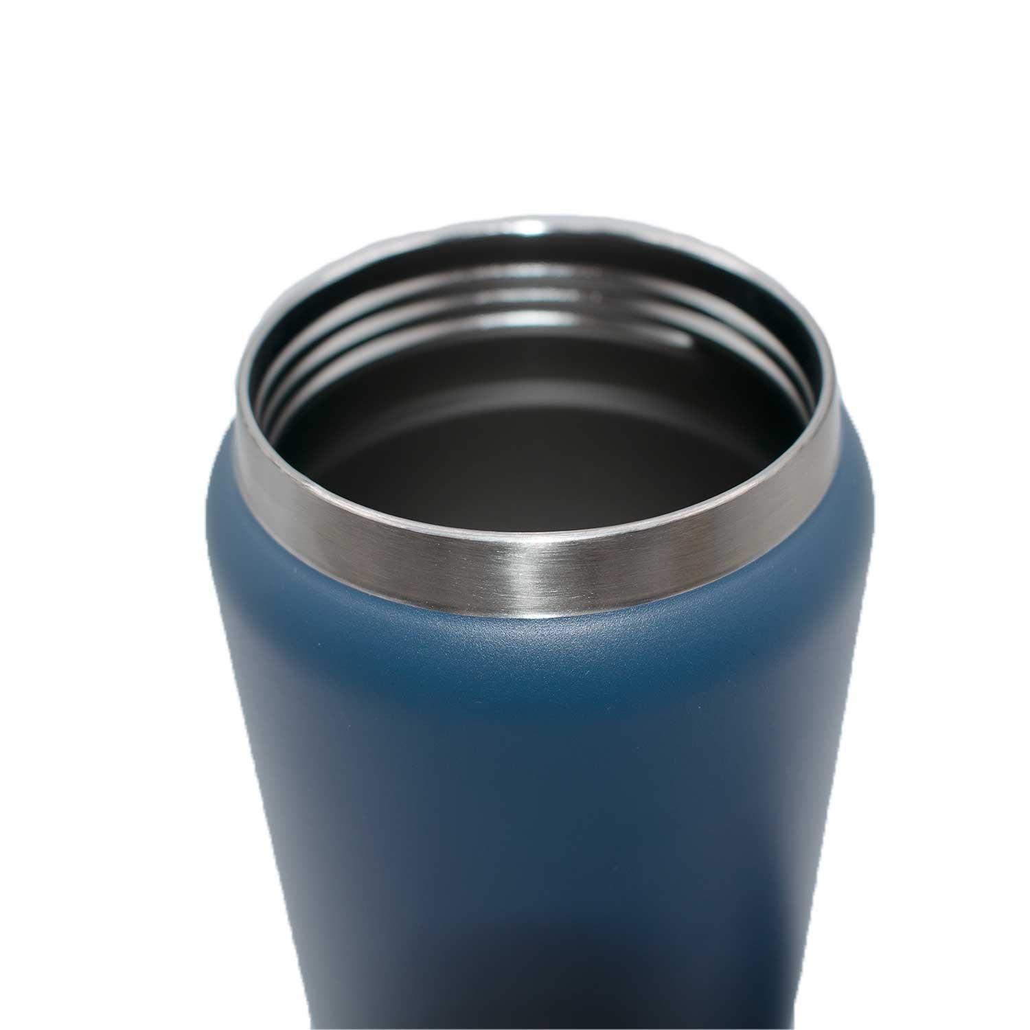 Botella Metálica Térmica Doble Boca Ajustable Angosta y Ancha 800ml Azul-4