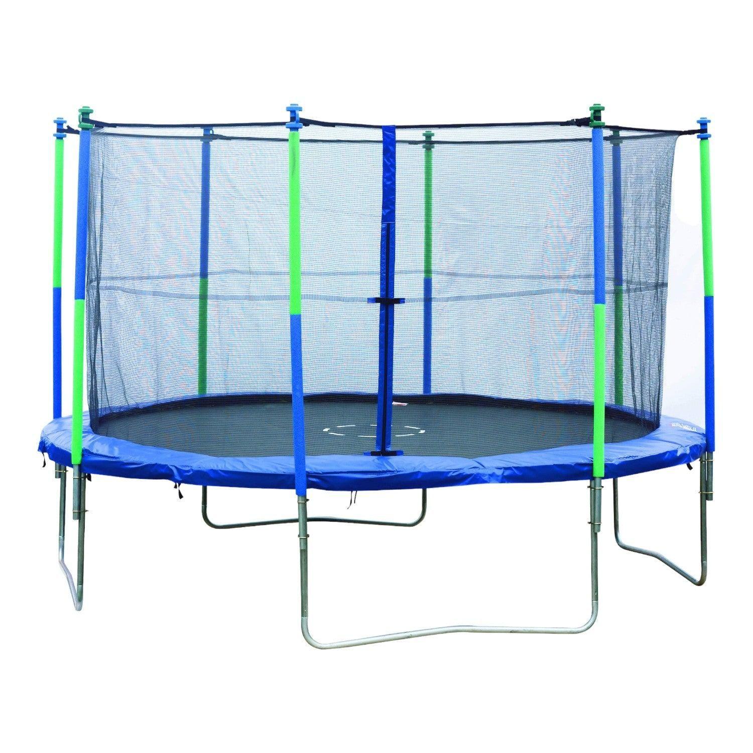 Cama Elastica 3,96m Malla Seguridad Cubre Resorte GamePower-0