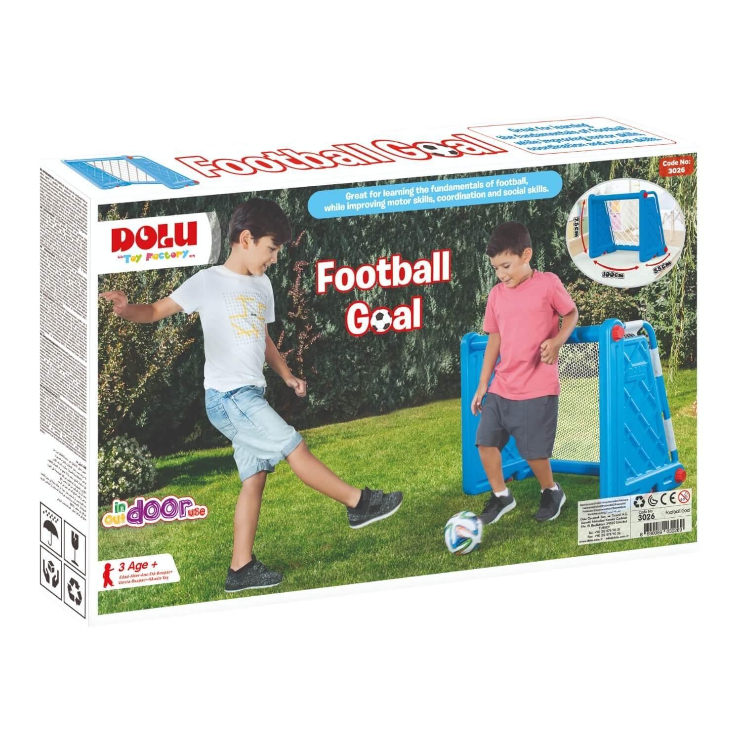 Arco De Futbol Azul 100x55x75 Cms Dolu-2