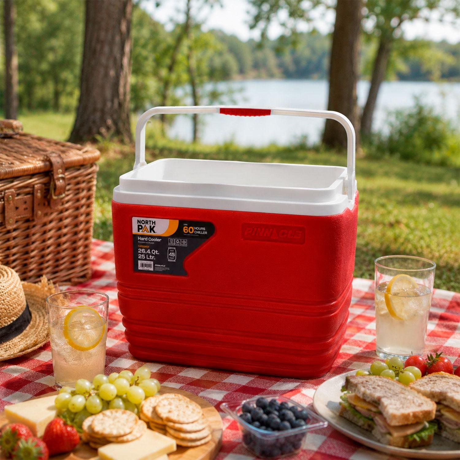 Cooler Nevera Portátil Primero 25 Litros Rojo NorthPak-1