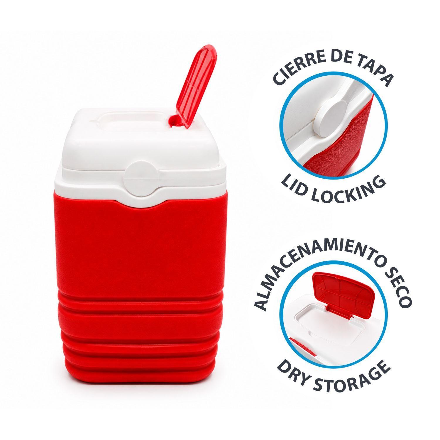 Cooler Nevera Portátil Primero 25 Litros Rojo NorthPak-3