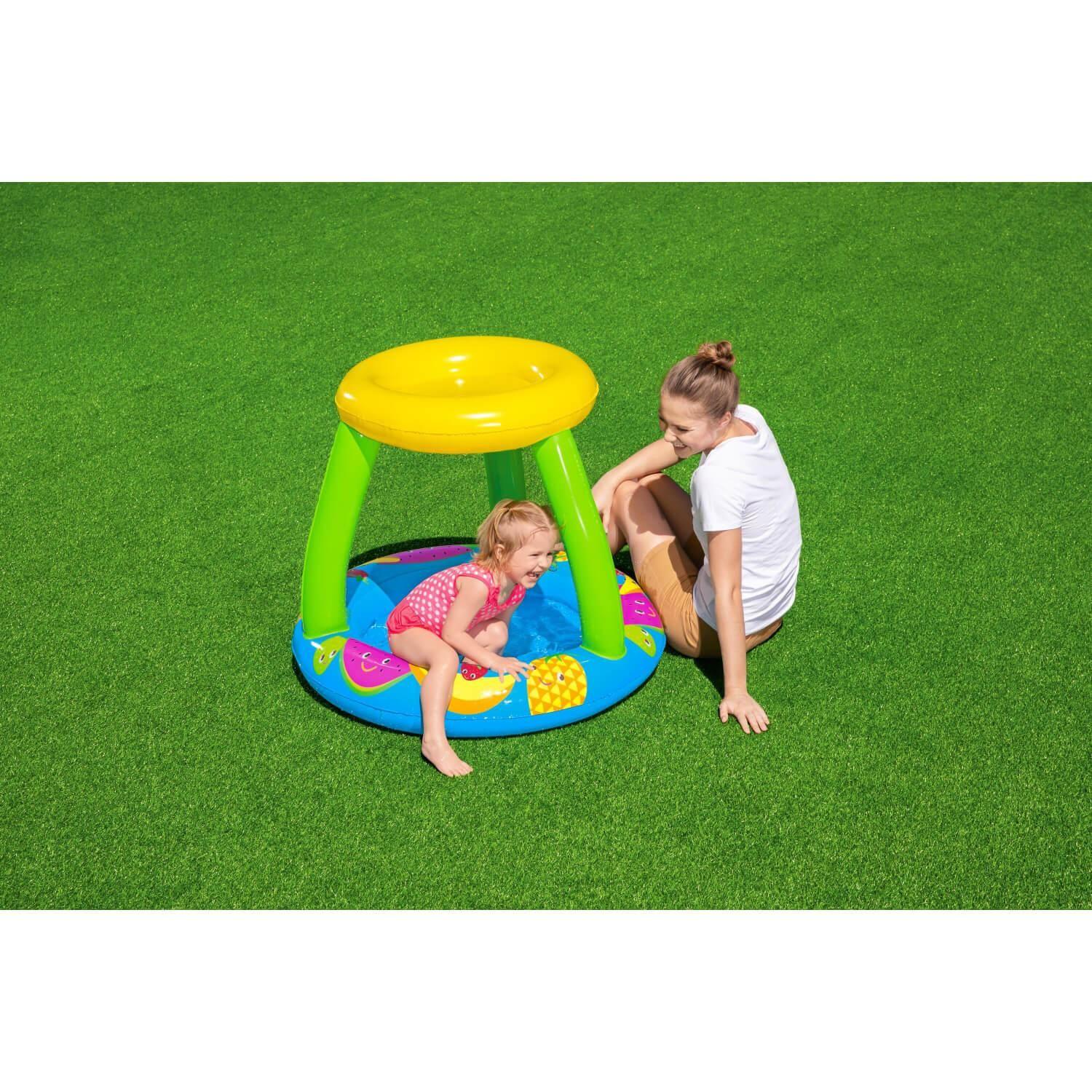 Piscina Inflable Bestway Con Techo Para Bebés 94X89X79Cm-4