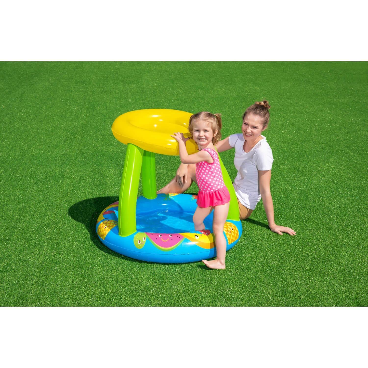 Piscina Inflable Bestway Con Techo Para Bebés 94X89X79Cm-5