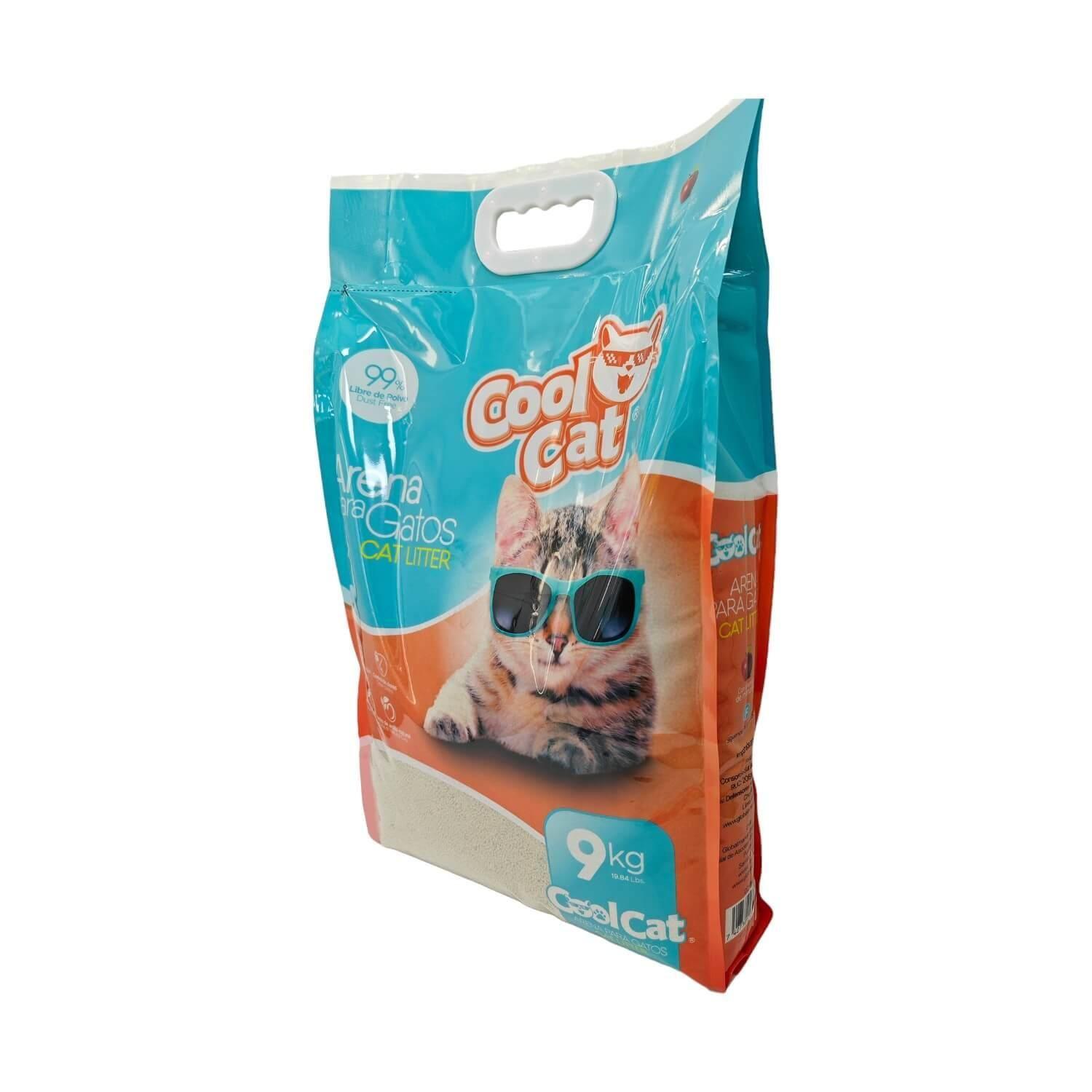 Arena Sanitaria Aglutinante Para Gato 9Kg Cool Cat-4