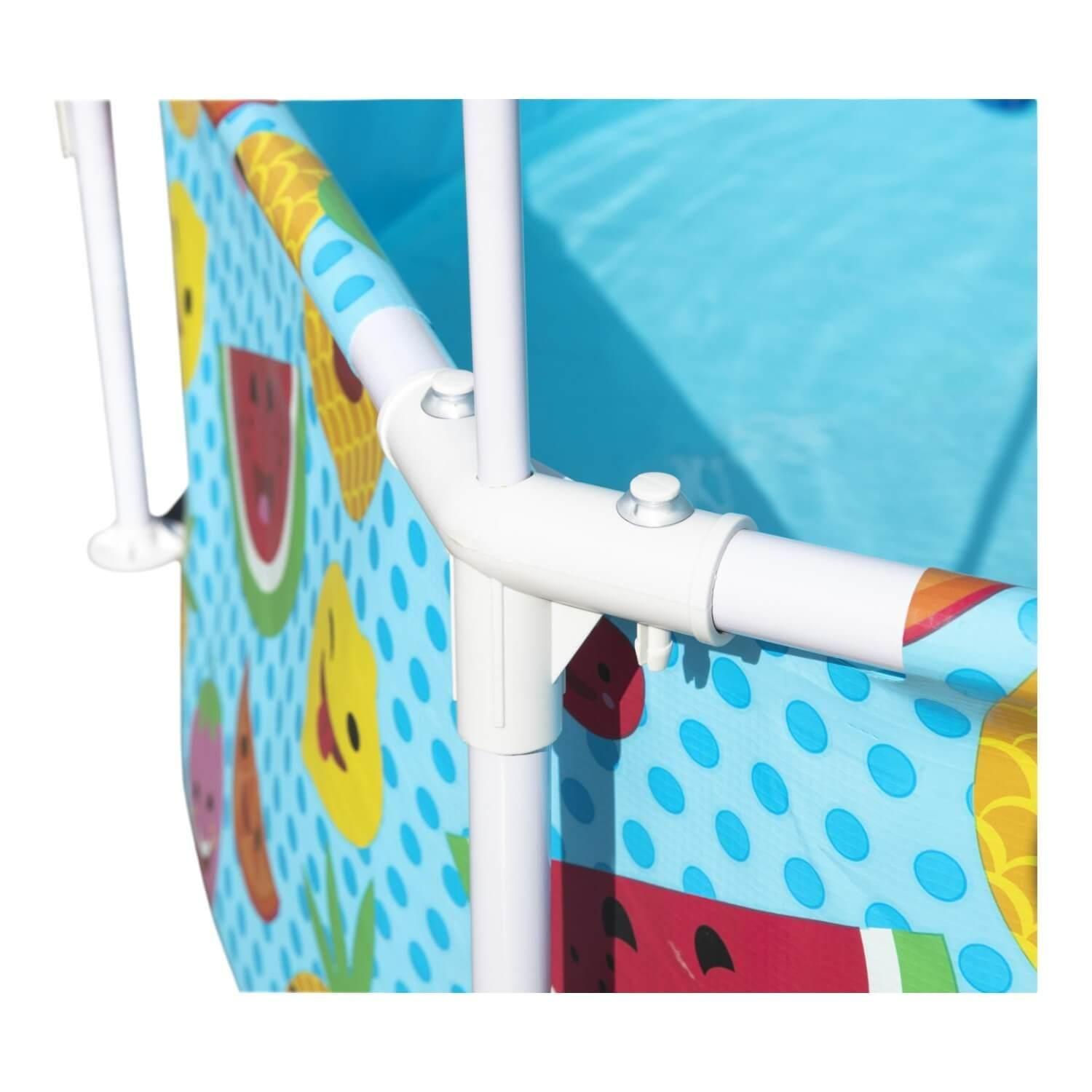 Piscina Bestway Redonda Con Toldo y Neblina Agua 2.44MX51Cm-5