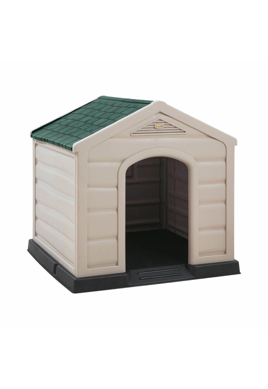 Casa Para Perro Grande Techo Verde 92x90x89 cms Rimax-0