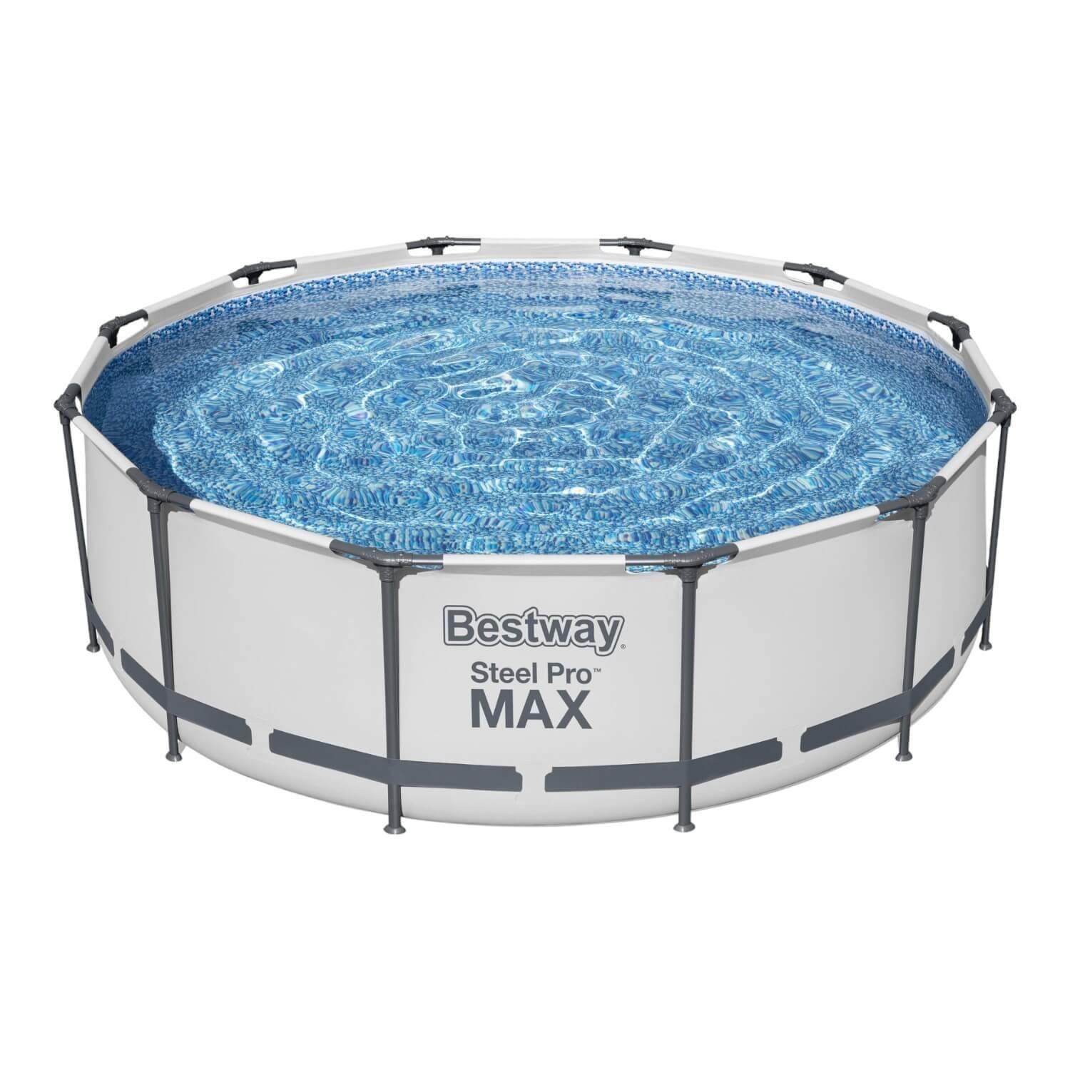 Piscina Bestway Redonda Steel ProMax Filtro+Acces 3.66X1.00M-0
