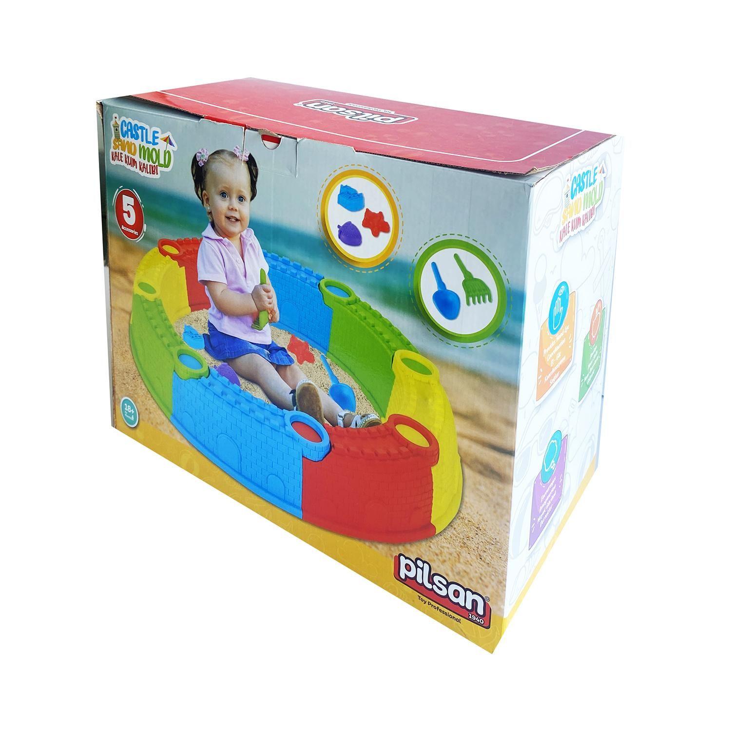 Arenero Bloques Plásticos Multicolor 88x88x14,5cm Game Power-5