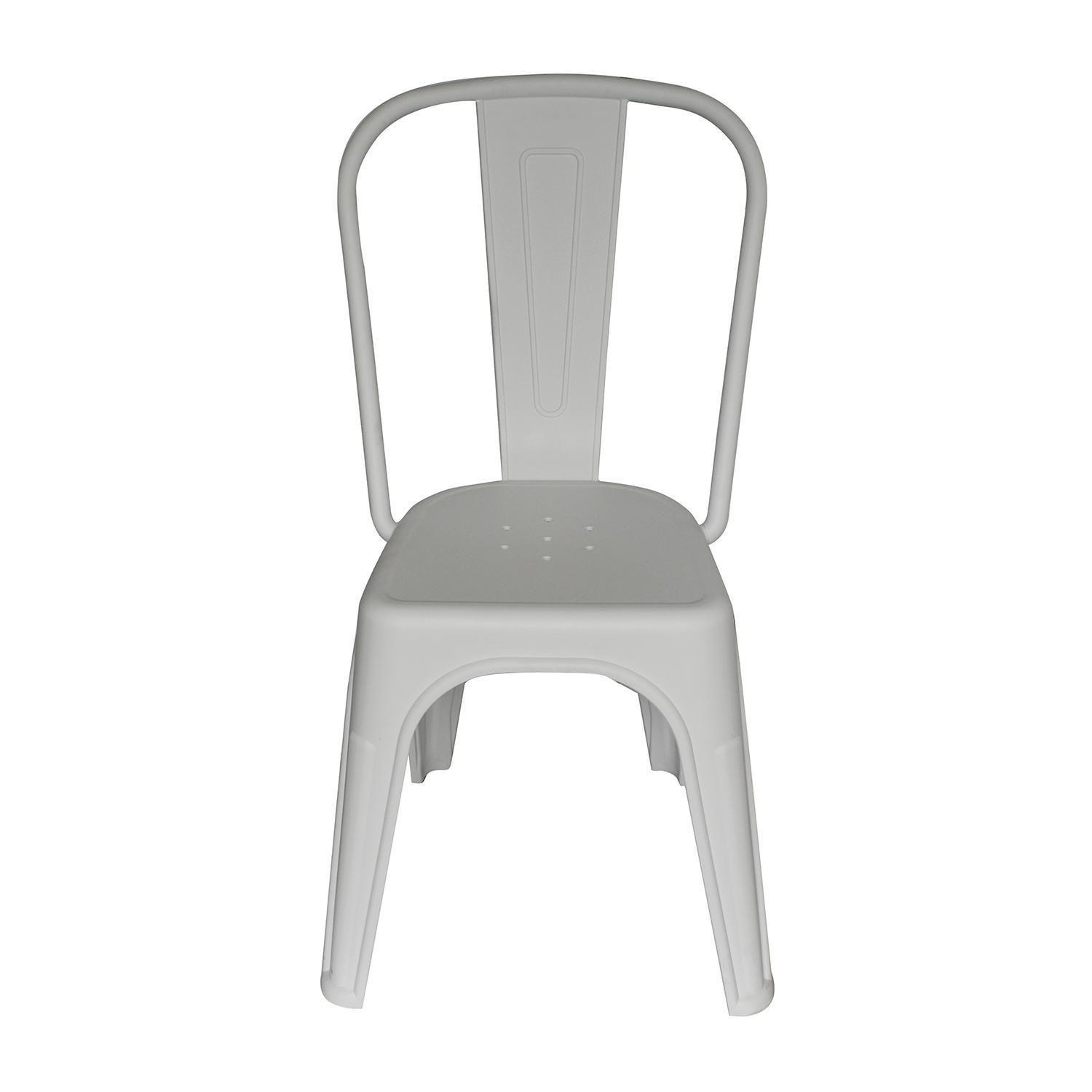 Silla Plástico Apilable Deco Aska Blanca Escandinavia-2