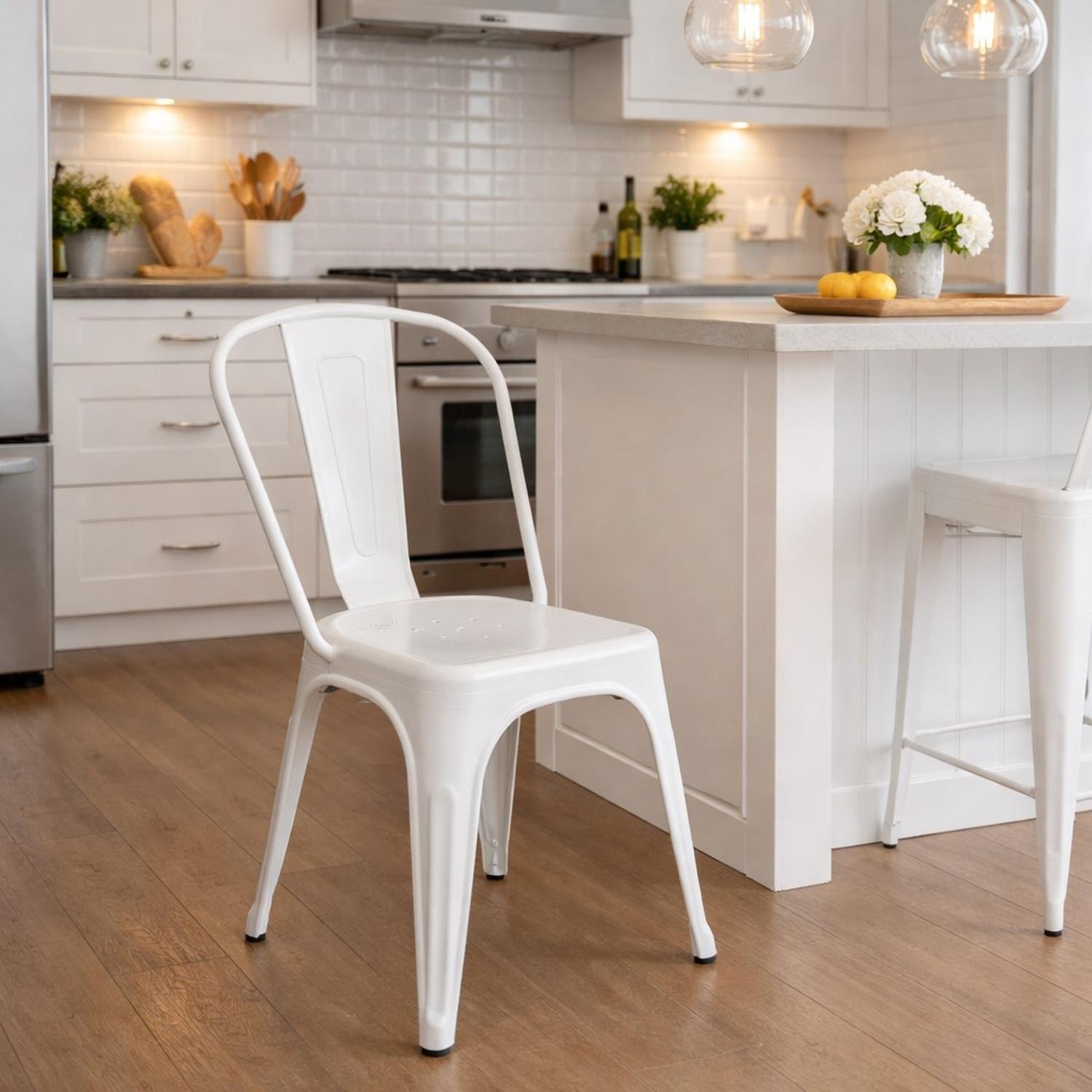 Silla Plástico Apilable Deco Aska Blanca Escandinavia-5