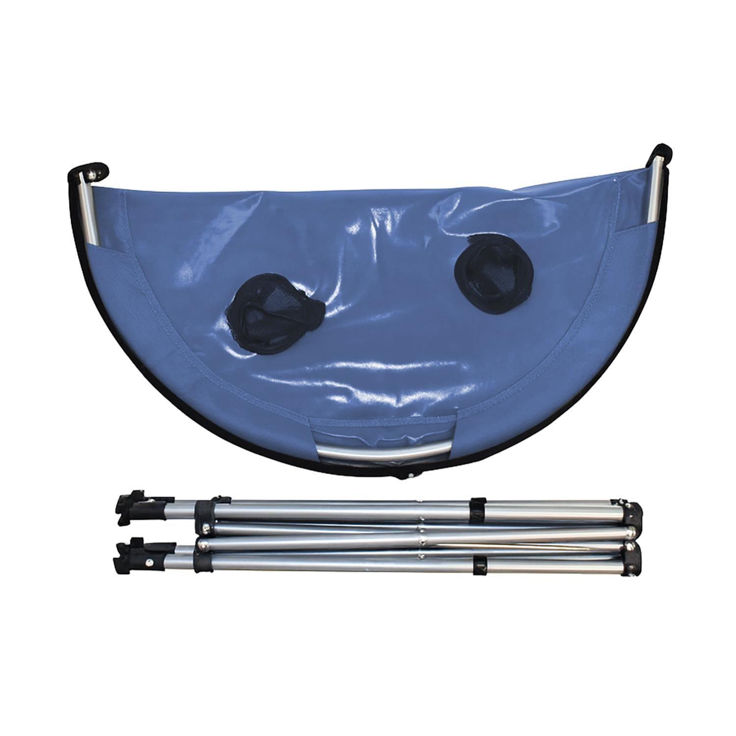 Mesa Plegable Camping Serengeti con Posavasos Gris Natgeo-4