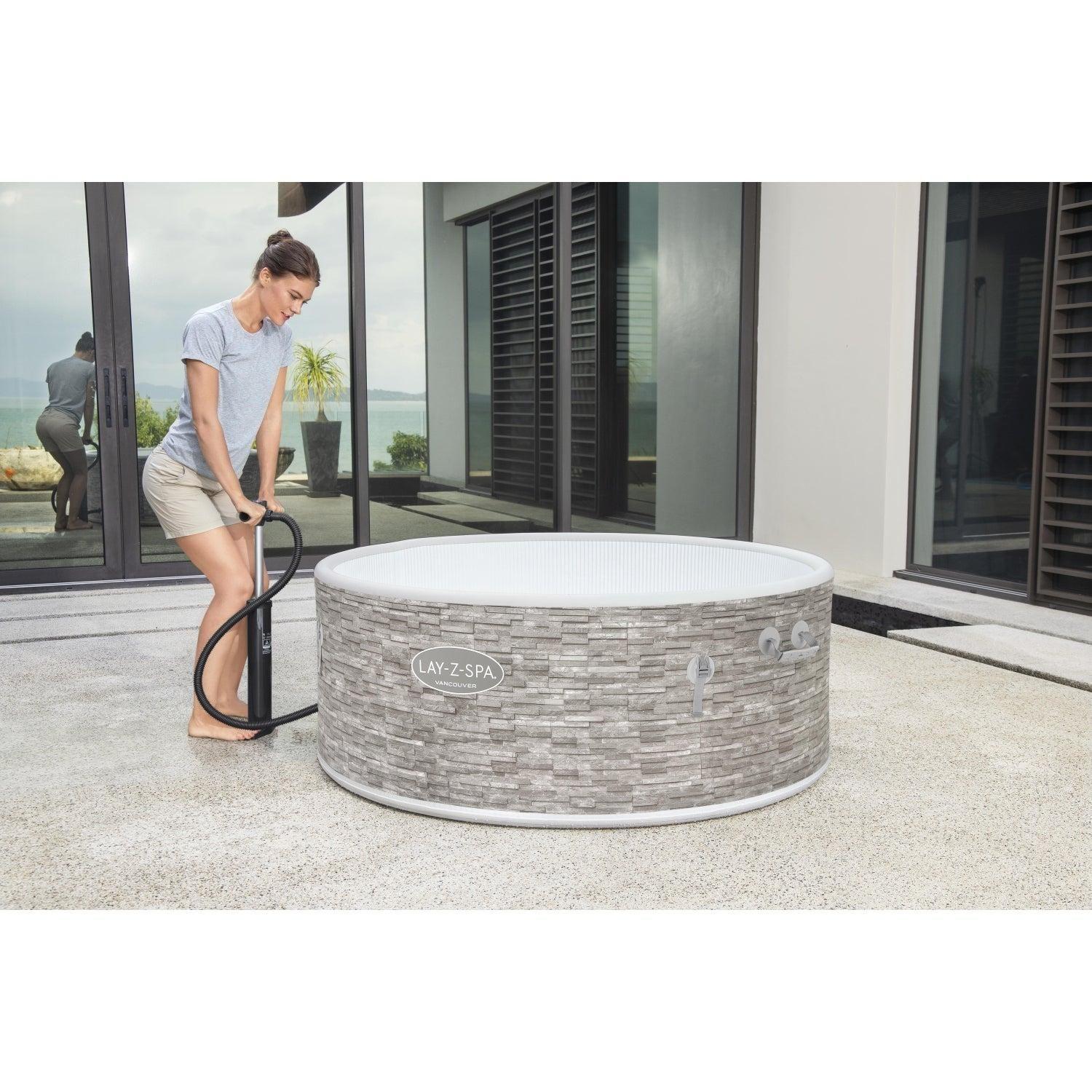 Hot Tub Spa Jacuzzi Inflable Vancouver 5 Personas Bestway-3