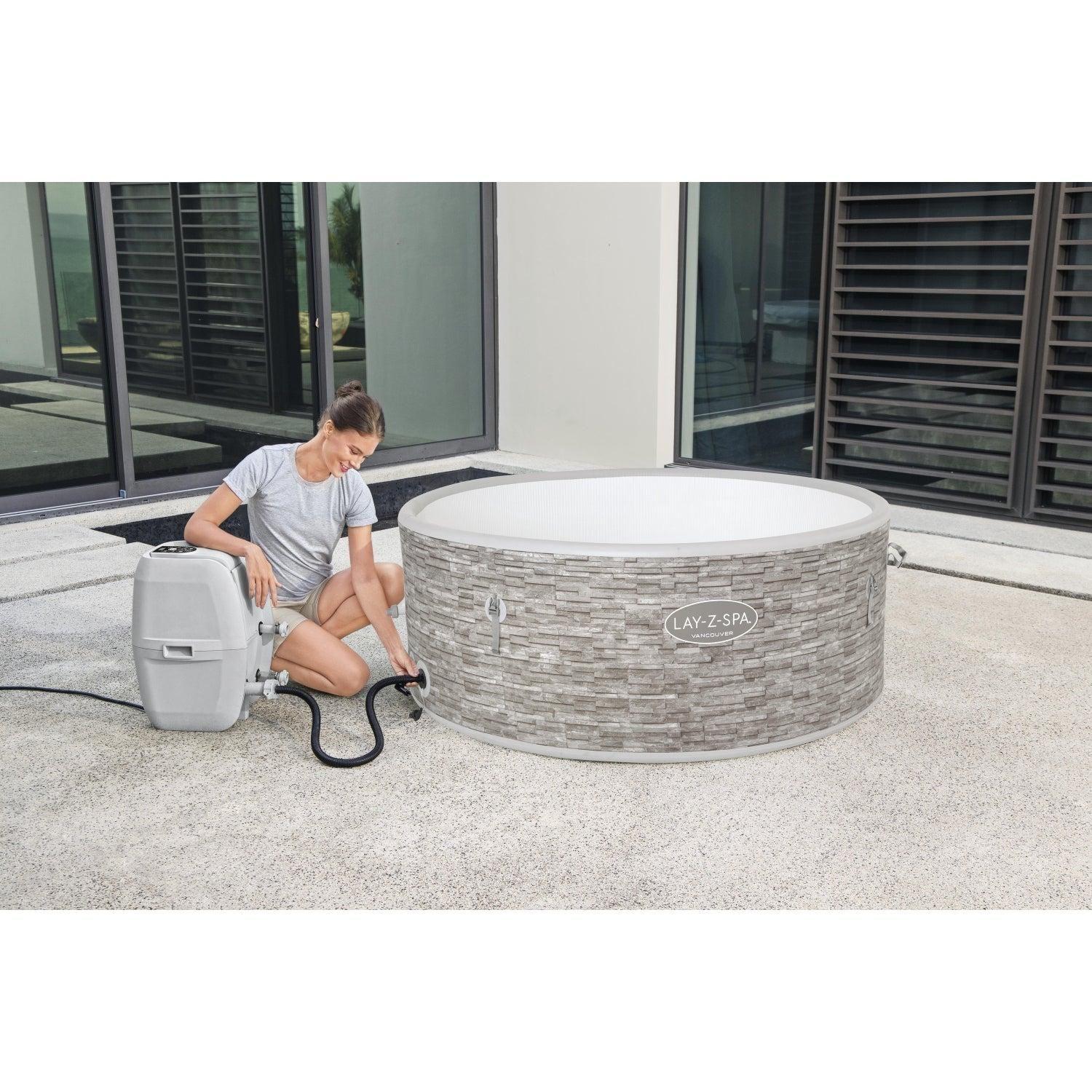Hot Tub Spa Jacuzzi Inflable Vancouver 5 Personas Bestway-4