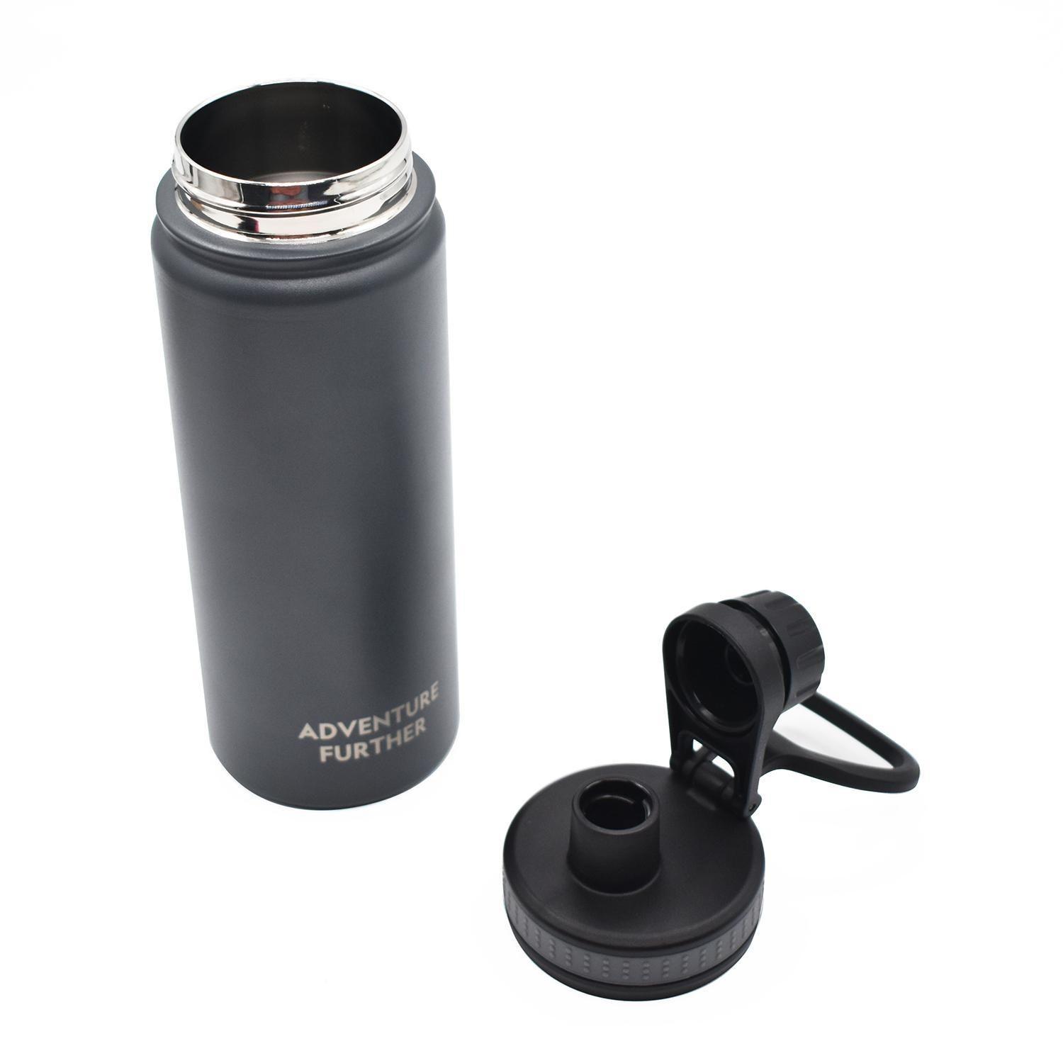 Botella Metálica Térmica Insulada 600ml Gris Nat Geo-5