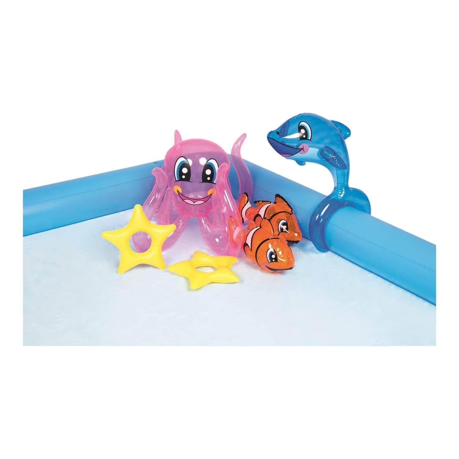 Piscina Y Juegos Inflable Acuario 2.39Mx2.06Mx86Cms Bestway-2