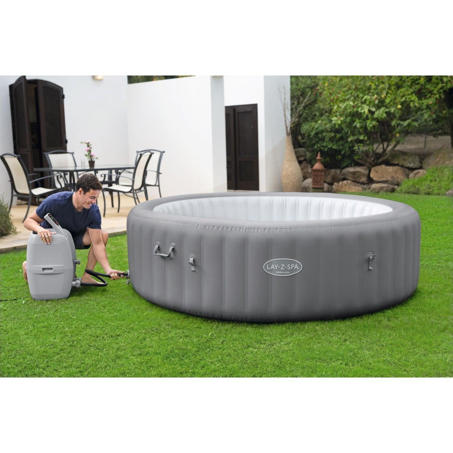 Hot Tub Spa Jacuzzi Inflable Grenada 8 Personas Bestway-6