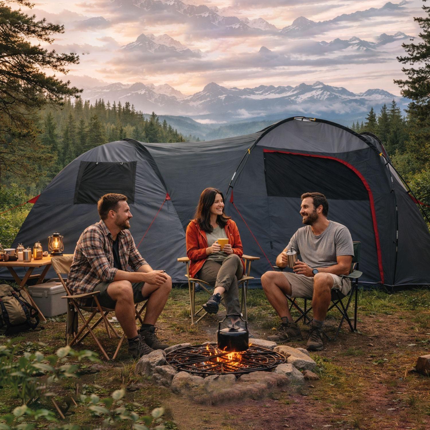 Carpa Camping 6 Personas Trakker National Geographic-6