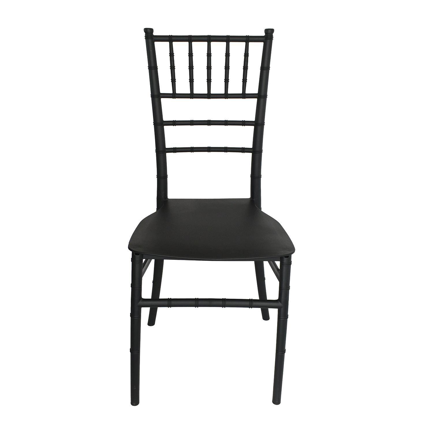 Silla Plástico Apilable Deco Svenna Negra Escandinavia-2