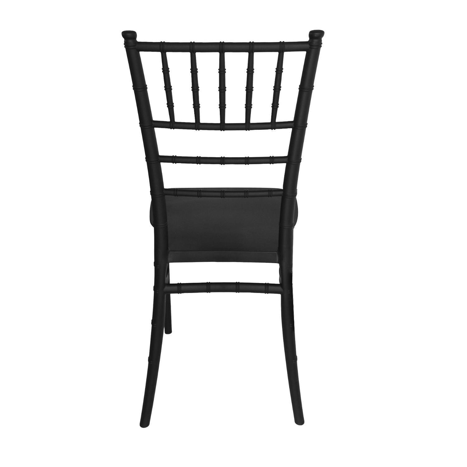Silla Plástico Apilable Deco Svenna Negra Escandinavia-3