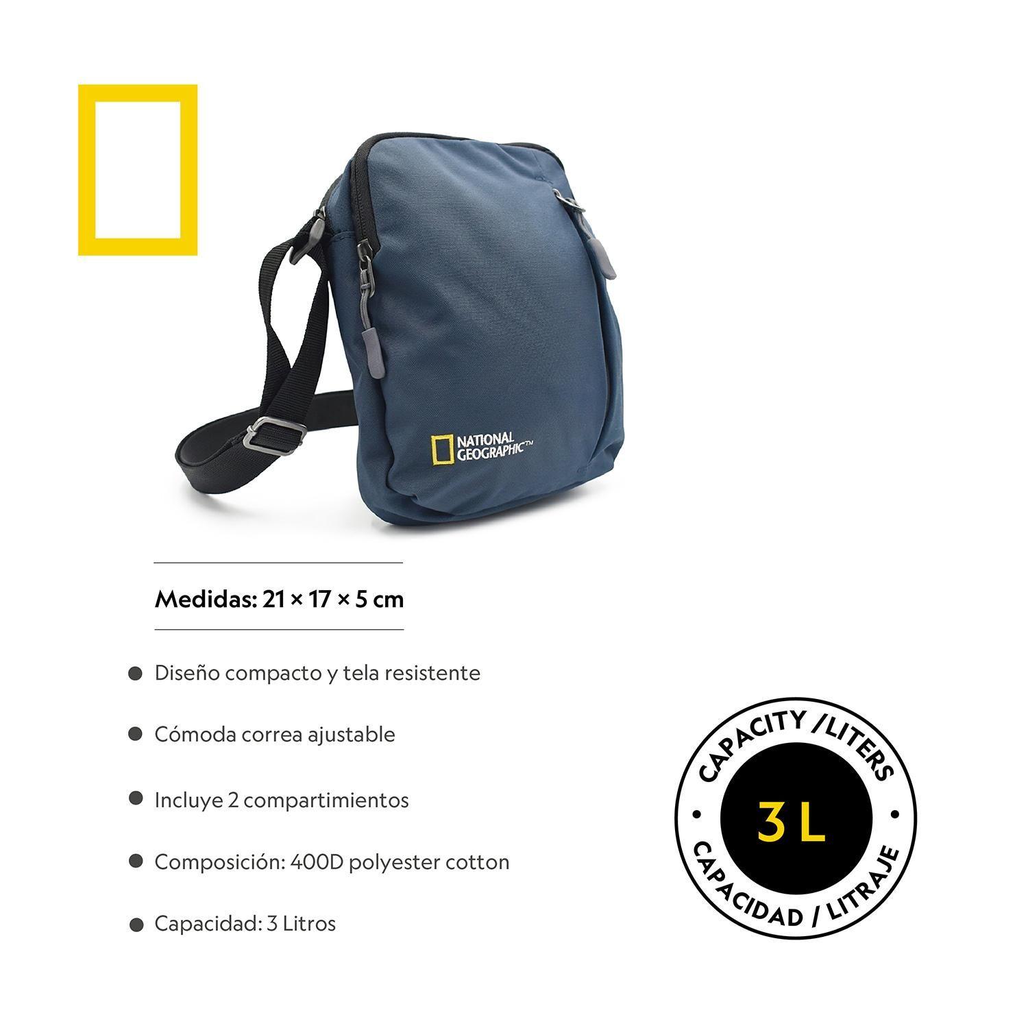 Banano Bolso Viaje Crossbody Wild Azul 3L-5
