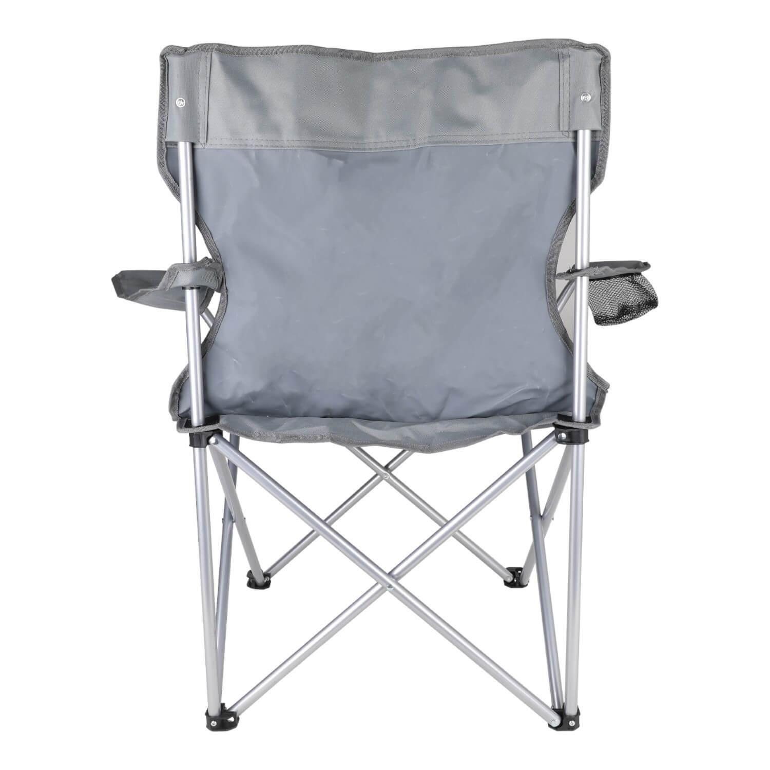 Silla Plegable Outback Con Apoyabrazos Gris-6