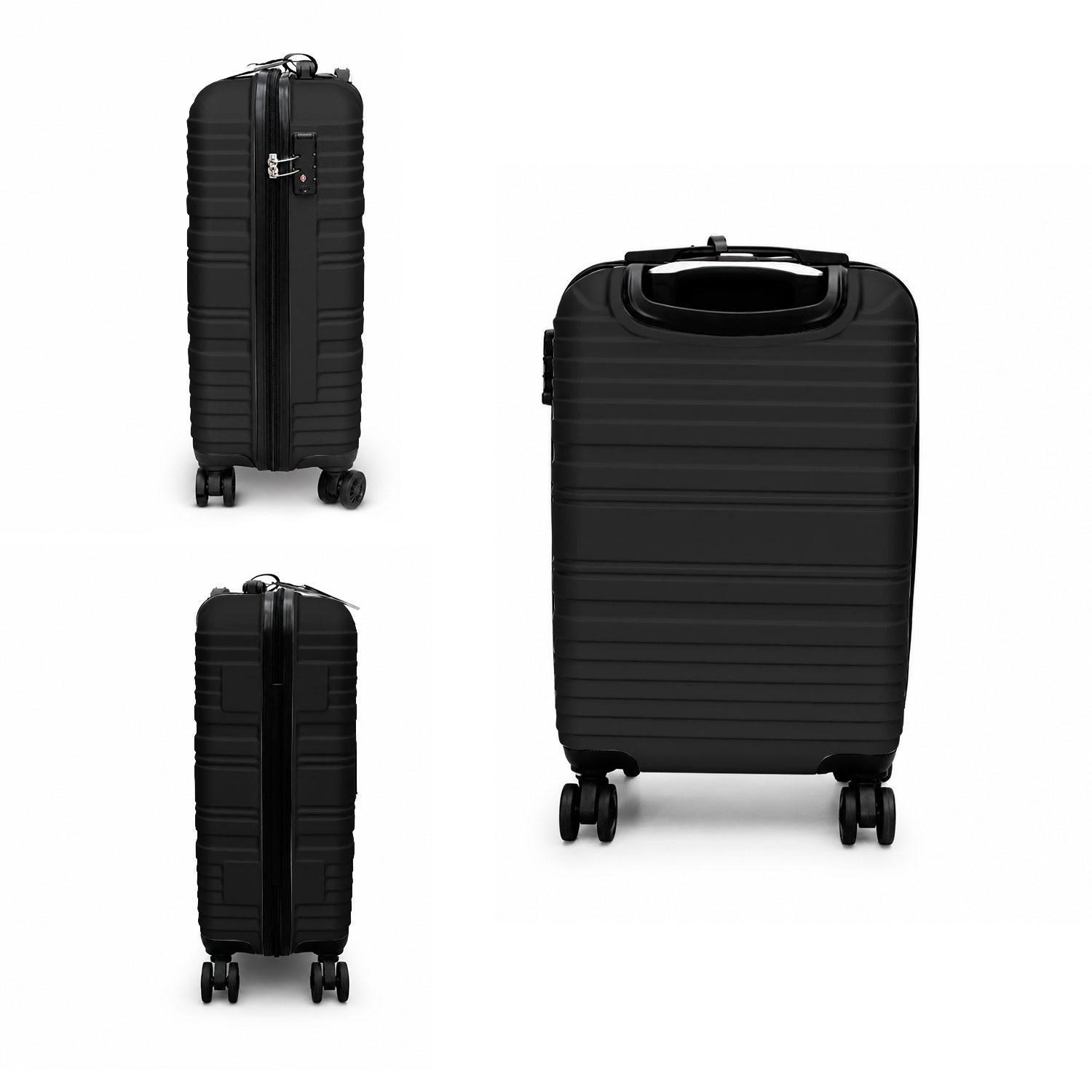 Maleta North Pak Viaje Cabina Equipaje Mano 20" 36L Negro-7
