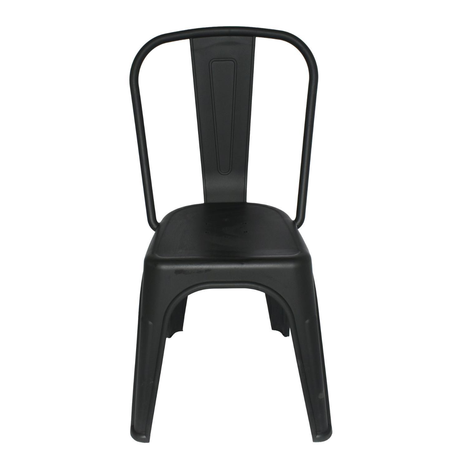 Silla Plástico Apilable Deco Aska Negra Escandinavia-2