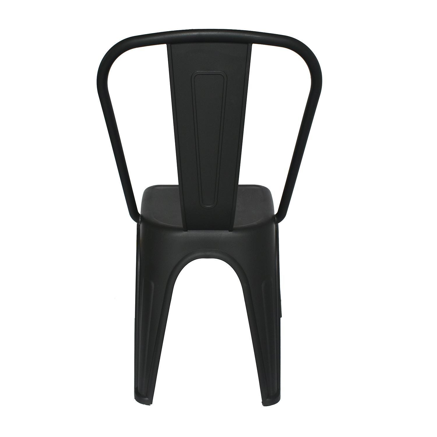 Silla Plástico Apilable Deco Aska Negra Escandinavia-3