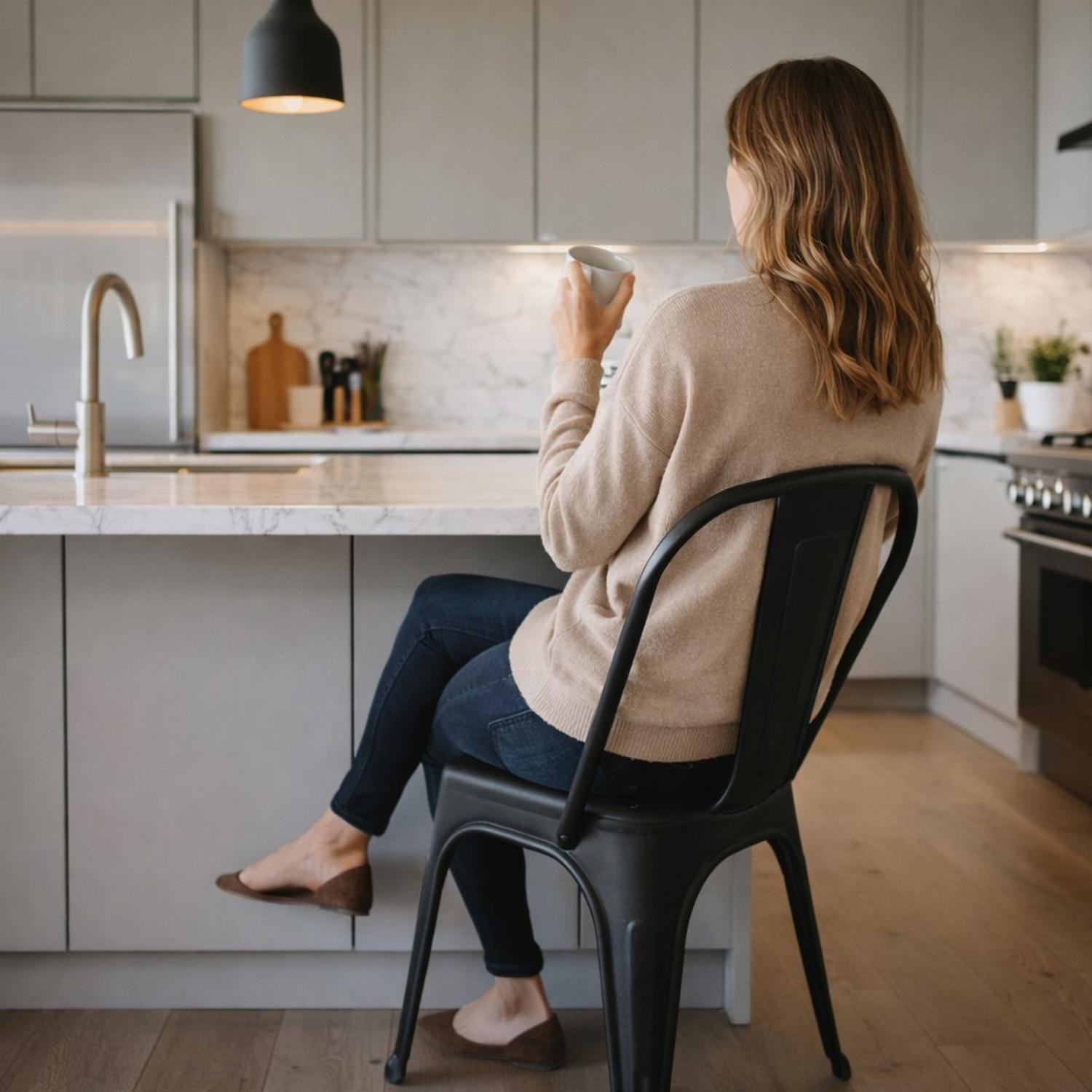 Silla Plástico Apilable Deco Aska Negra Escandinavia-5