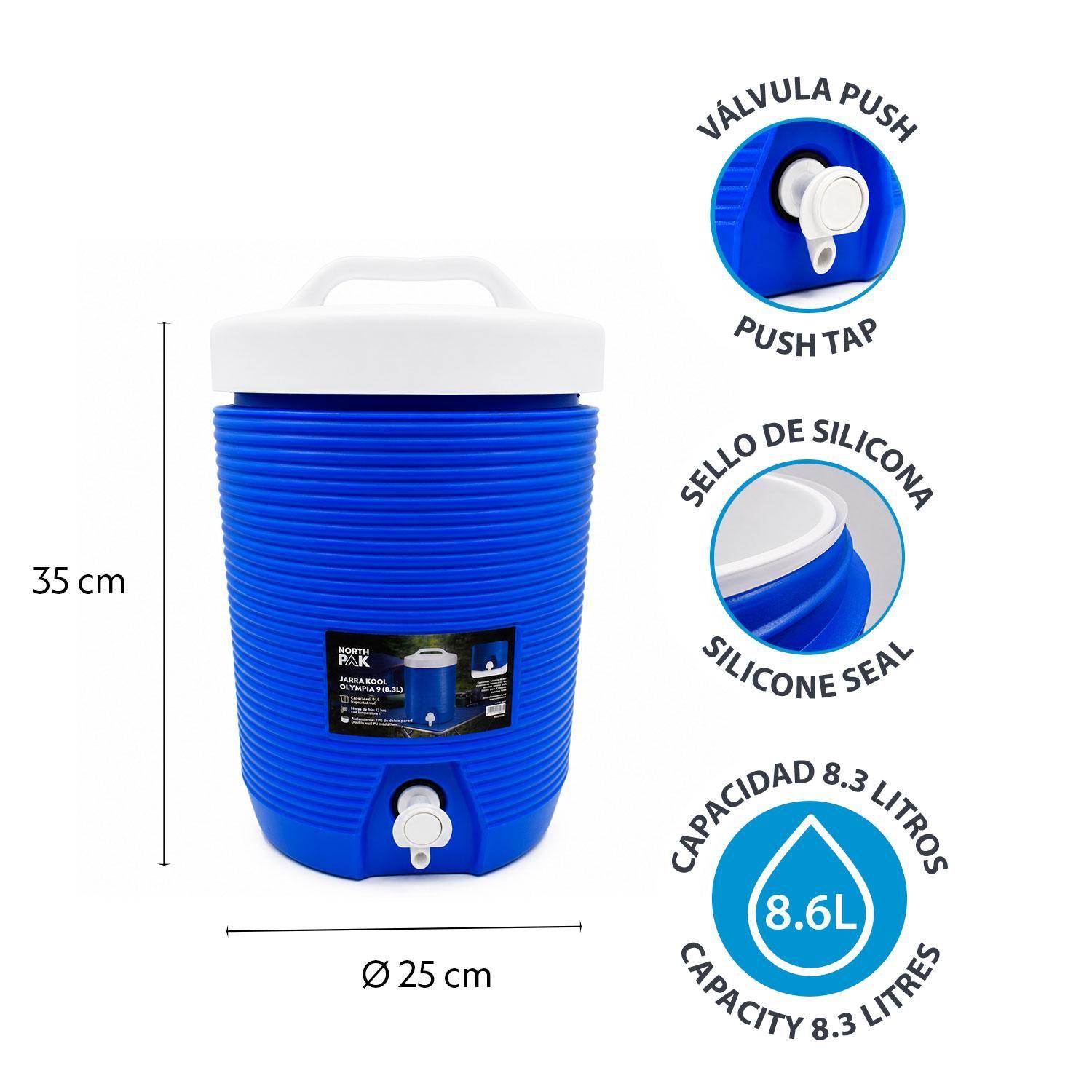 Combo Set Cooler Jarra Térmico Dispensador 19L+8.3L NorthPak-3