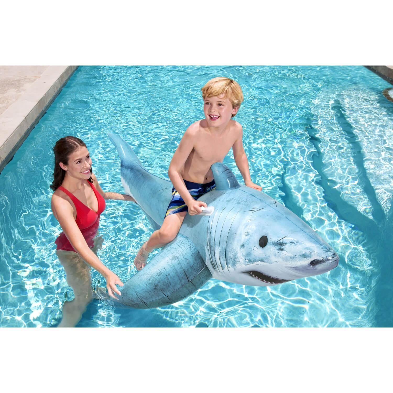 Flotador Tiburón para Piscina 183X102Cm Bestway-1
