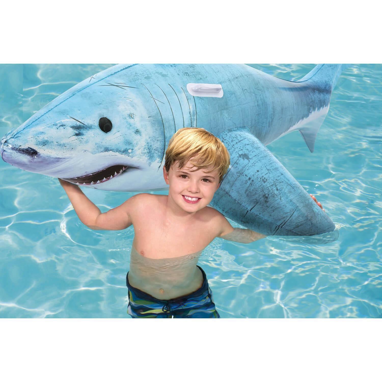 Flotador Tiburón para Piscina 183X102Cm Bestway-3