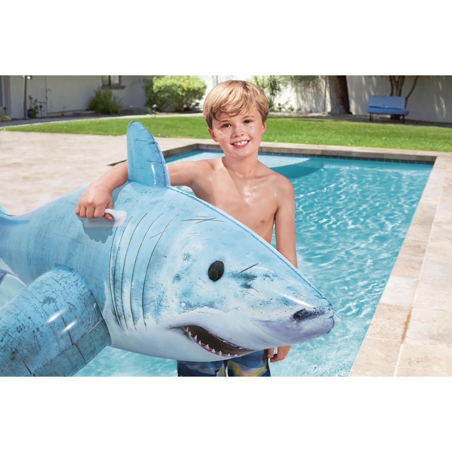 Flotador Tiburón para Piscina 183X102Cm Bestway-6