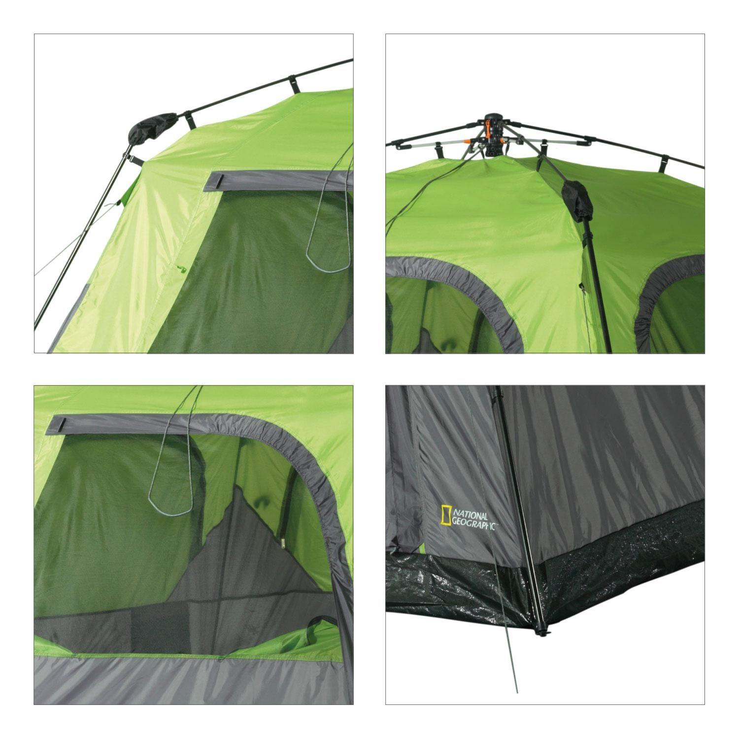 Carpa Camping Automatica 4 Pers. Norway Con Cobertor Nat Geo-6
