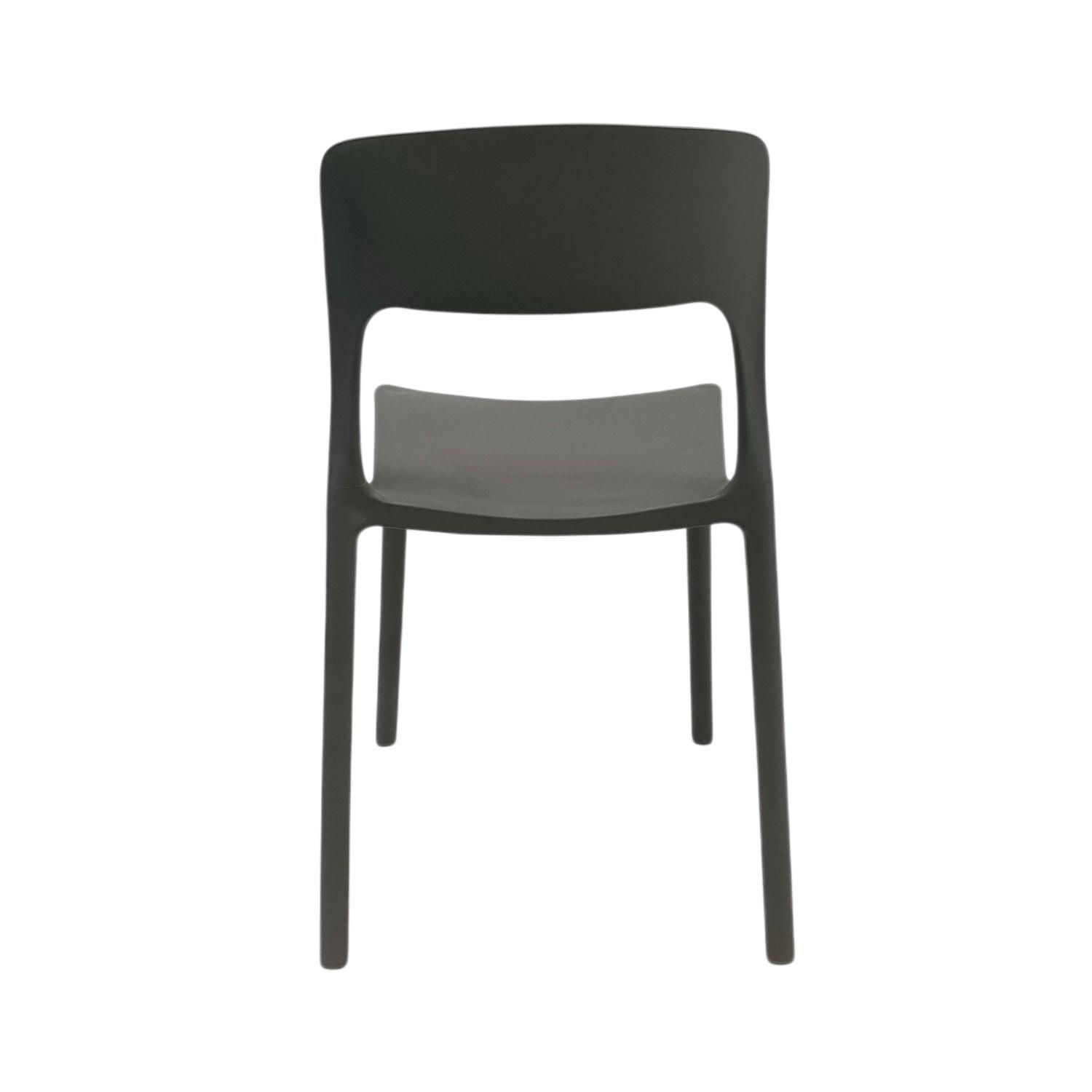 Silla Plástico Apilable Deco Nuremberg Gris Escandinavia-3