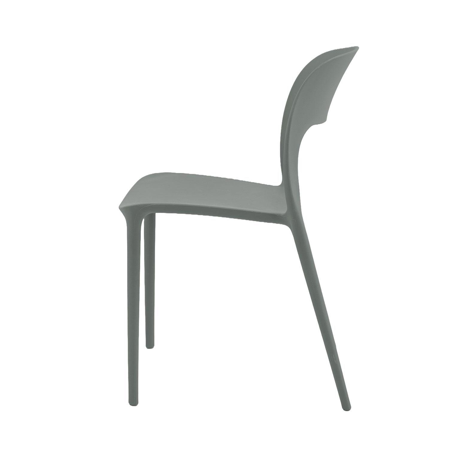 Silla Plástico Apilable Deco Nuremberg Gris Escandinavia-5