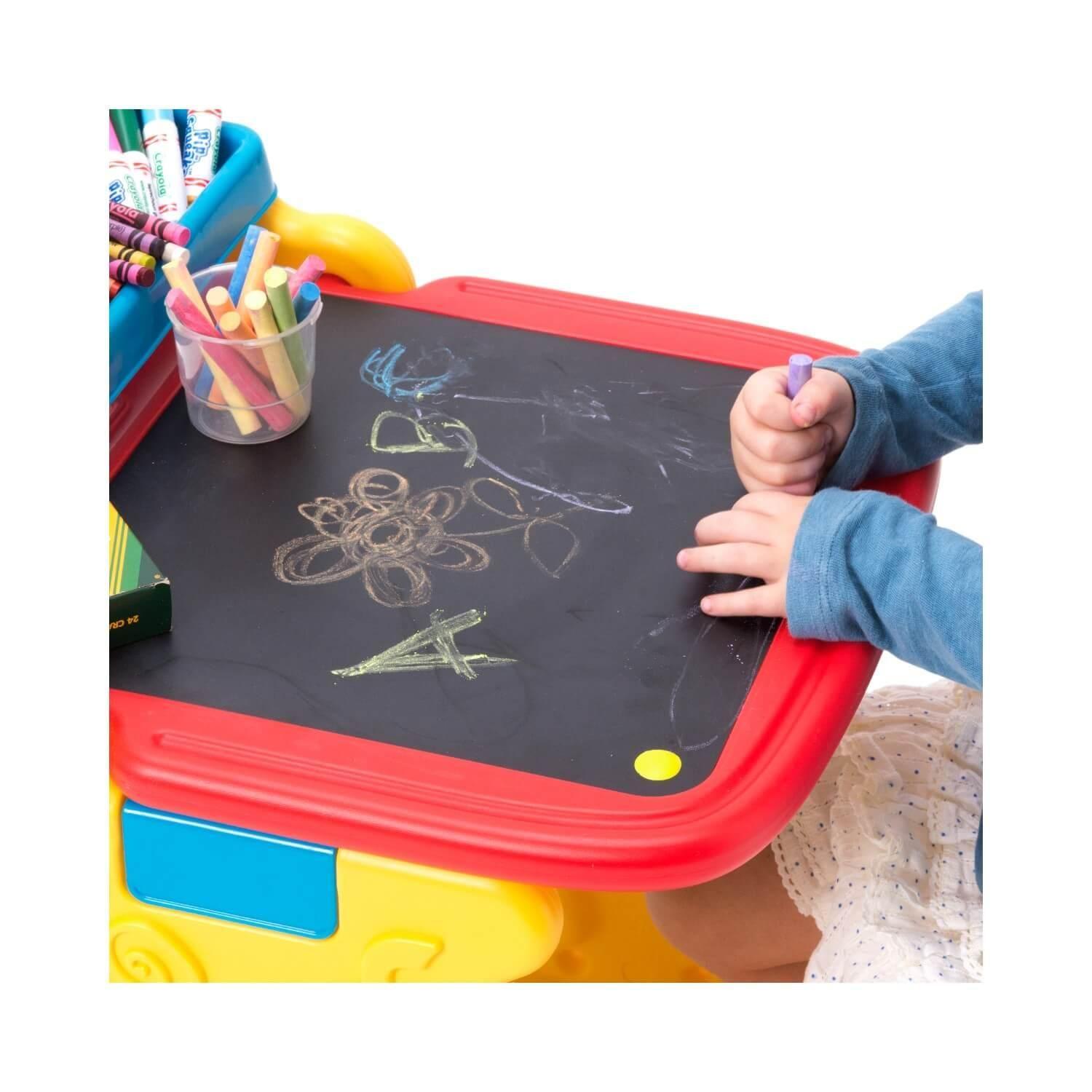 Mesa De Pintura Y Arte Para Niños 36x33x70 Cms Crayola-5