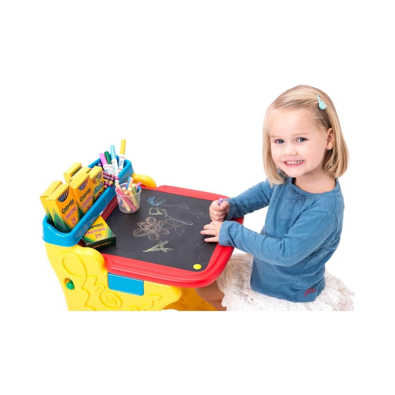 Mesa De Pintura Y Arte Para Niños 36x33x70 Cms Crayola-7