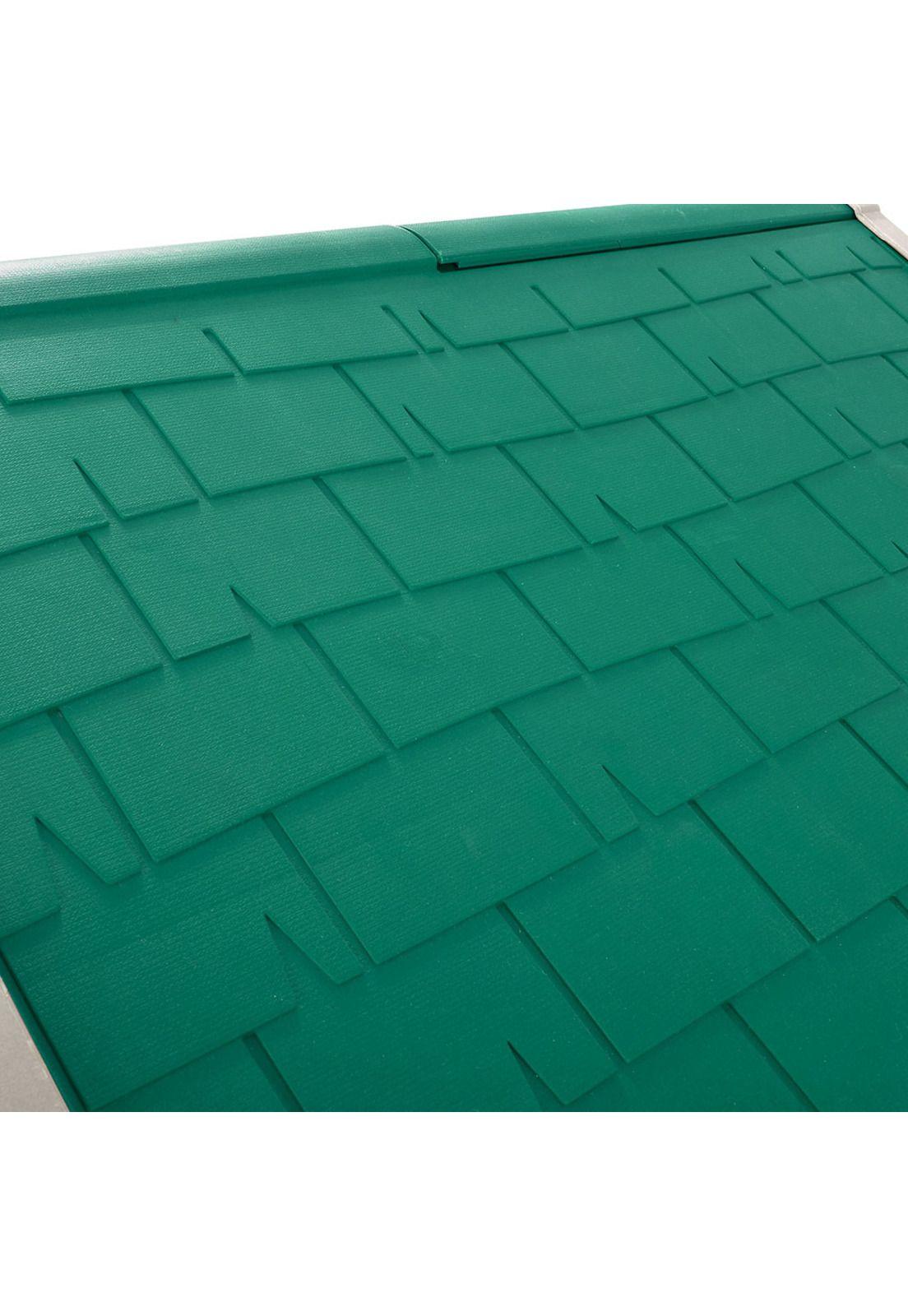Casa Para Perro Grande Taupe Techo Verde 92x90x89 cms Rimax-2