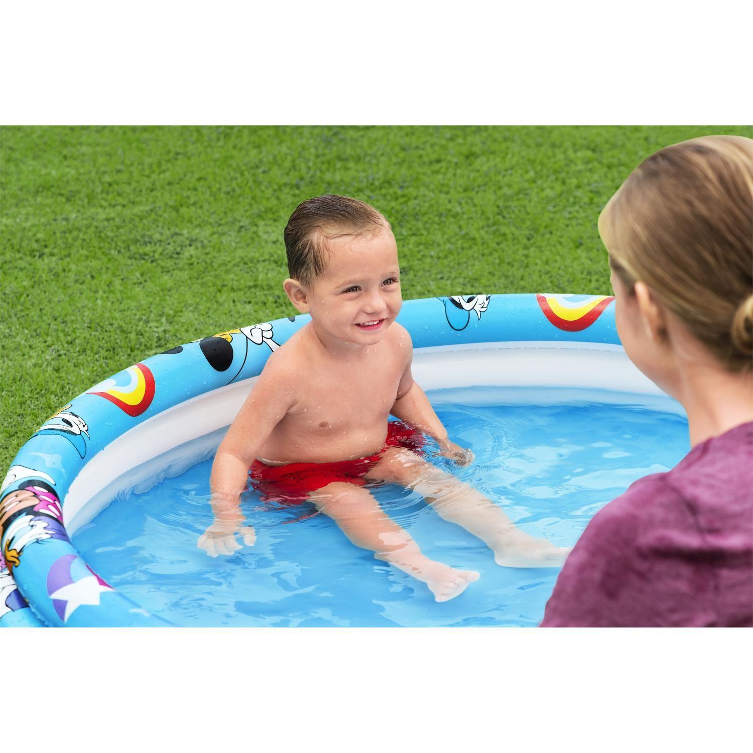 Piscina Inflable Bestway Redonda para niños 122X25Cm Mickey-4