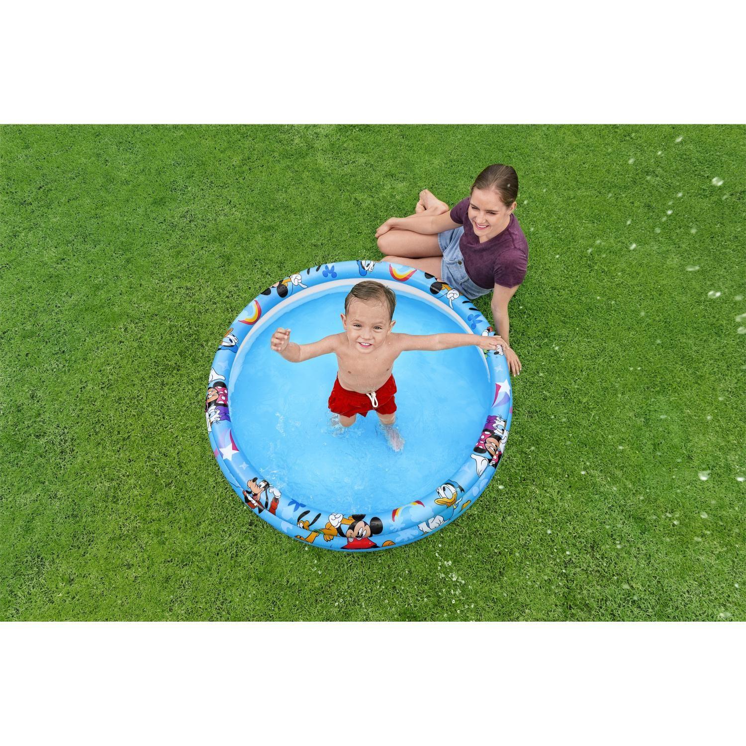 Piscina Inflable Bestway Redonda para niños 122X25Cm Mickey-5