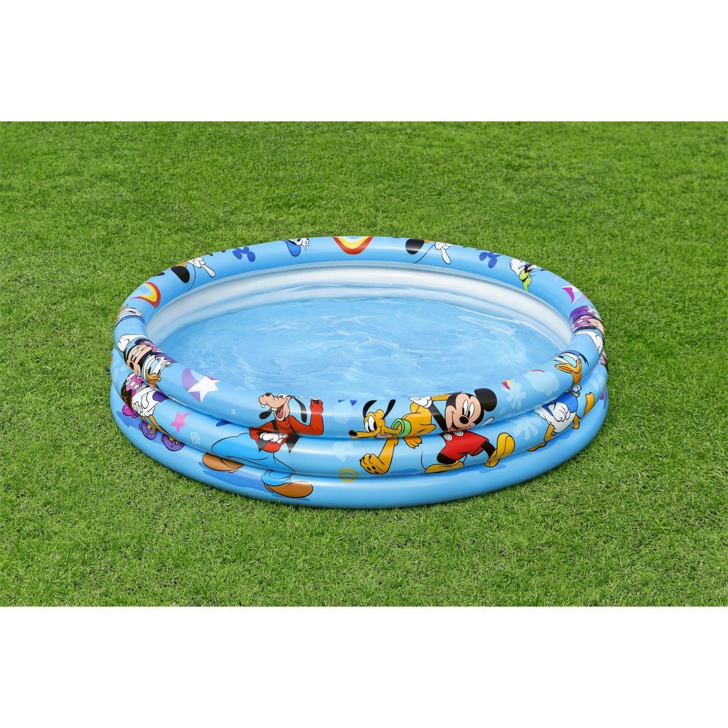 Piscina Inflable Bestway Redonda para niños 122X25Cm Mickey-6