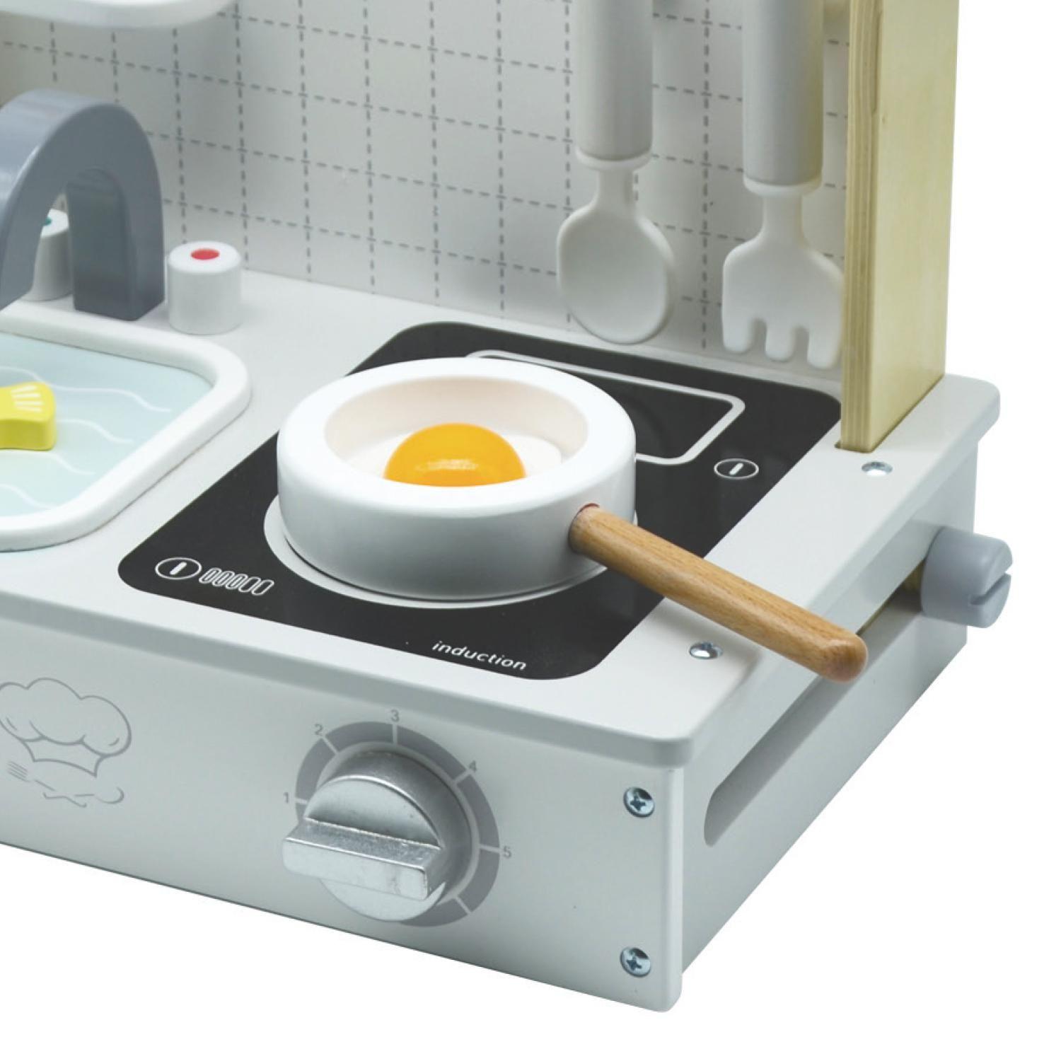 Cocina Encimera De Madera Amalfi 26,5x9x36cm Gamepower-3