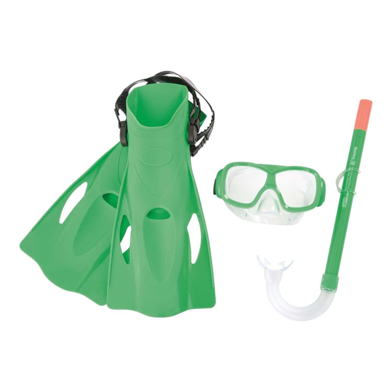 Set Kit Mascara, Snorkel Y Aletas Niños 7+ Años Bestway-2