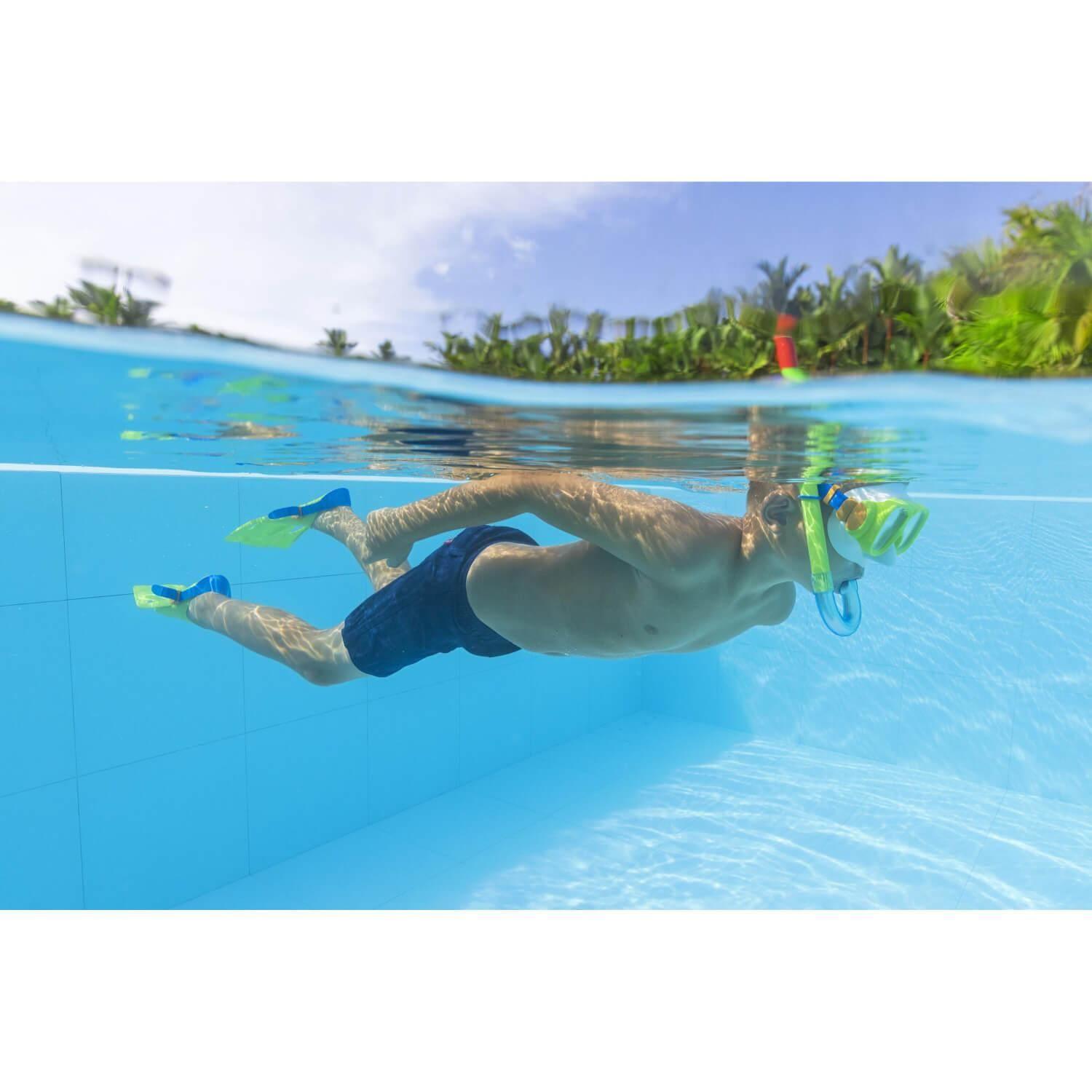 Set Kit Mascara, Snorkel Y Aletas Niños 7+ Años Bestway-5