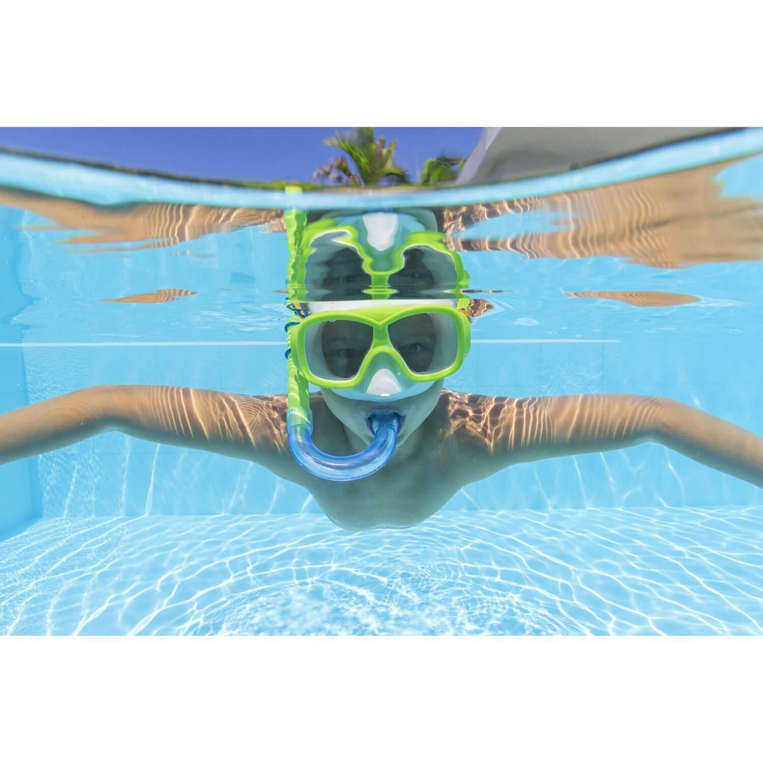 Set Kit Mascara, Snorkel Y Aletas Niños 7+ Años Bestway-6