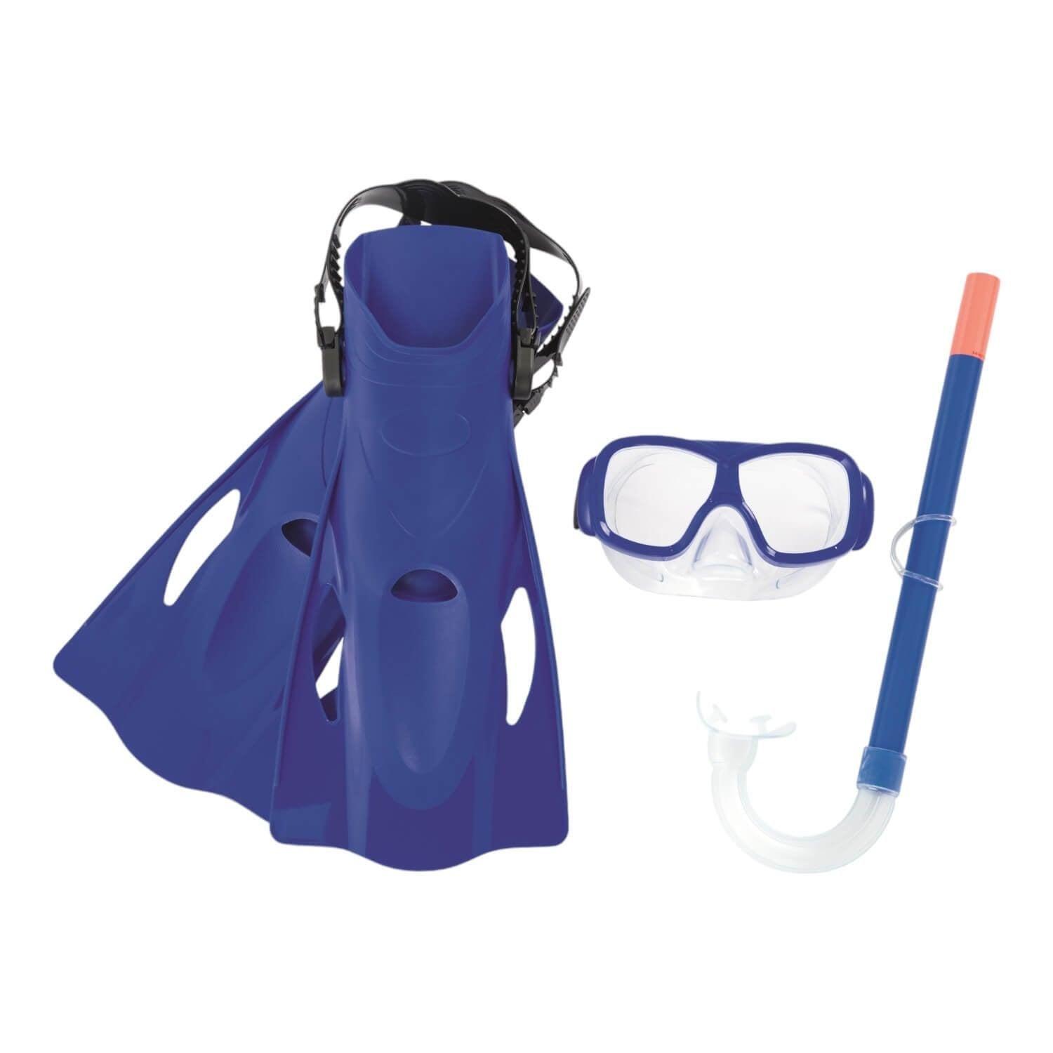 Set Kit Mascara, Snorkel Y Aletas Niños 7+ Años Bestway-0