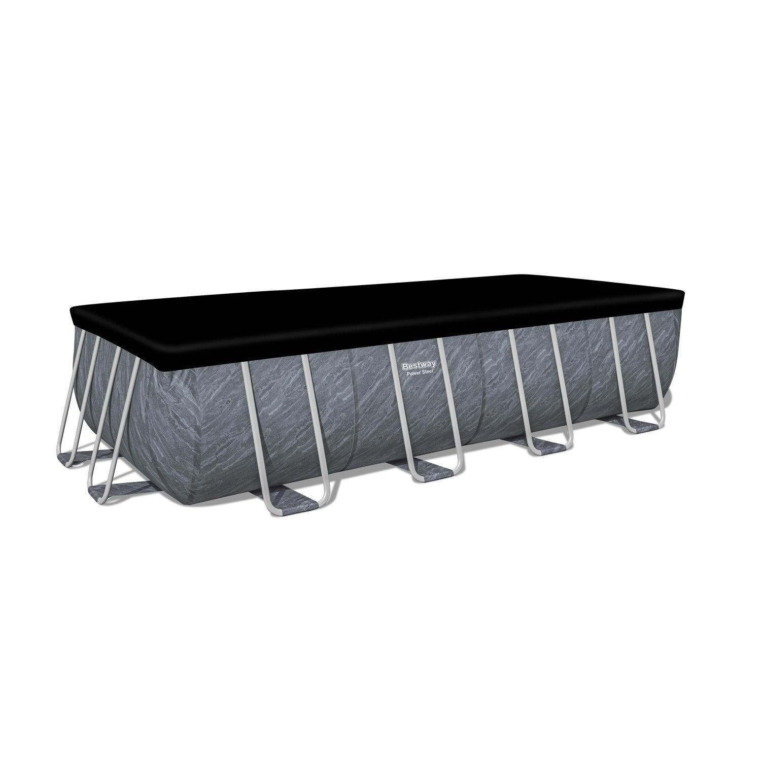 Piscina Bestway Rectangular C/Filtro Gris 5.49MX2.74MX1.22M-2