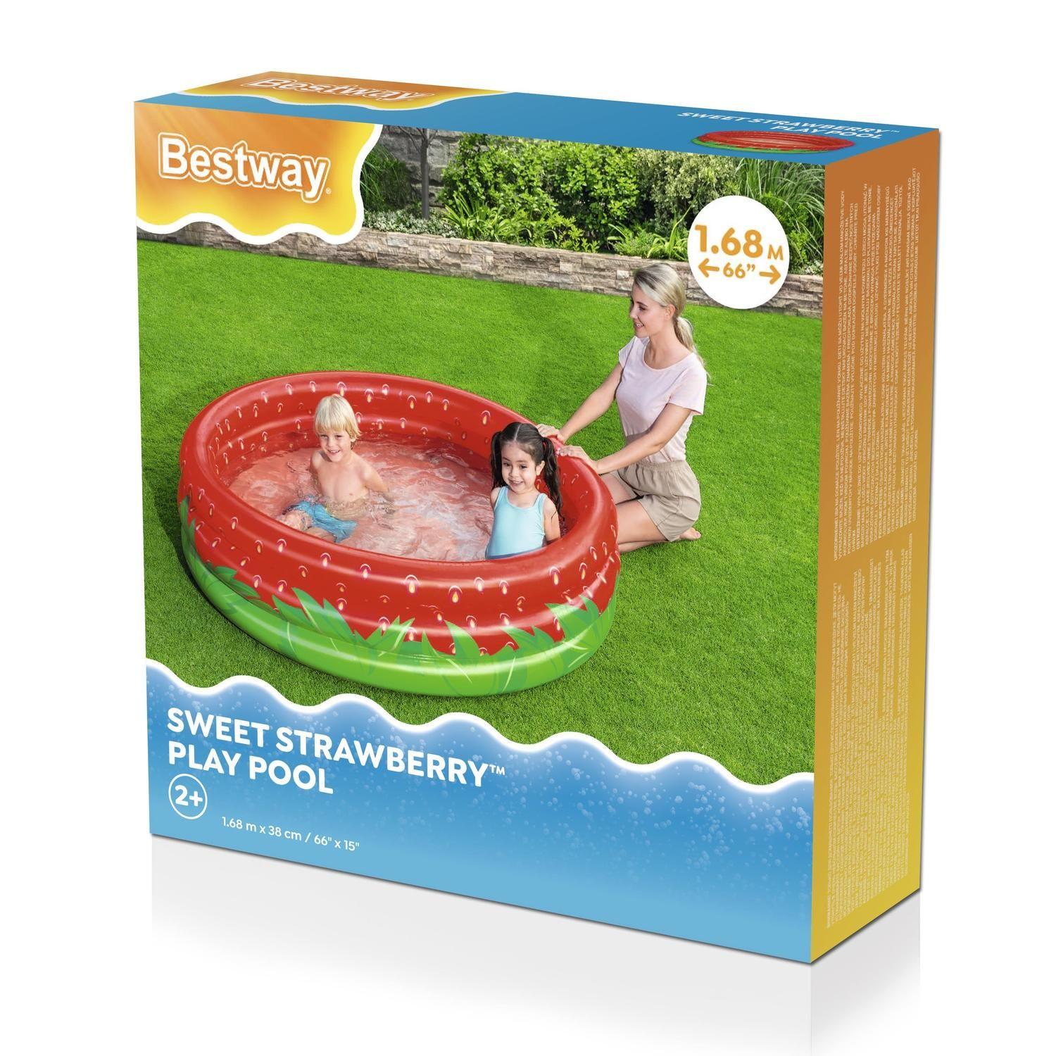 Piscina Inflable Bestway Redonda para Niños 168 x 38cm-4