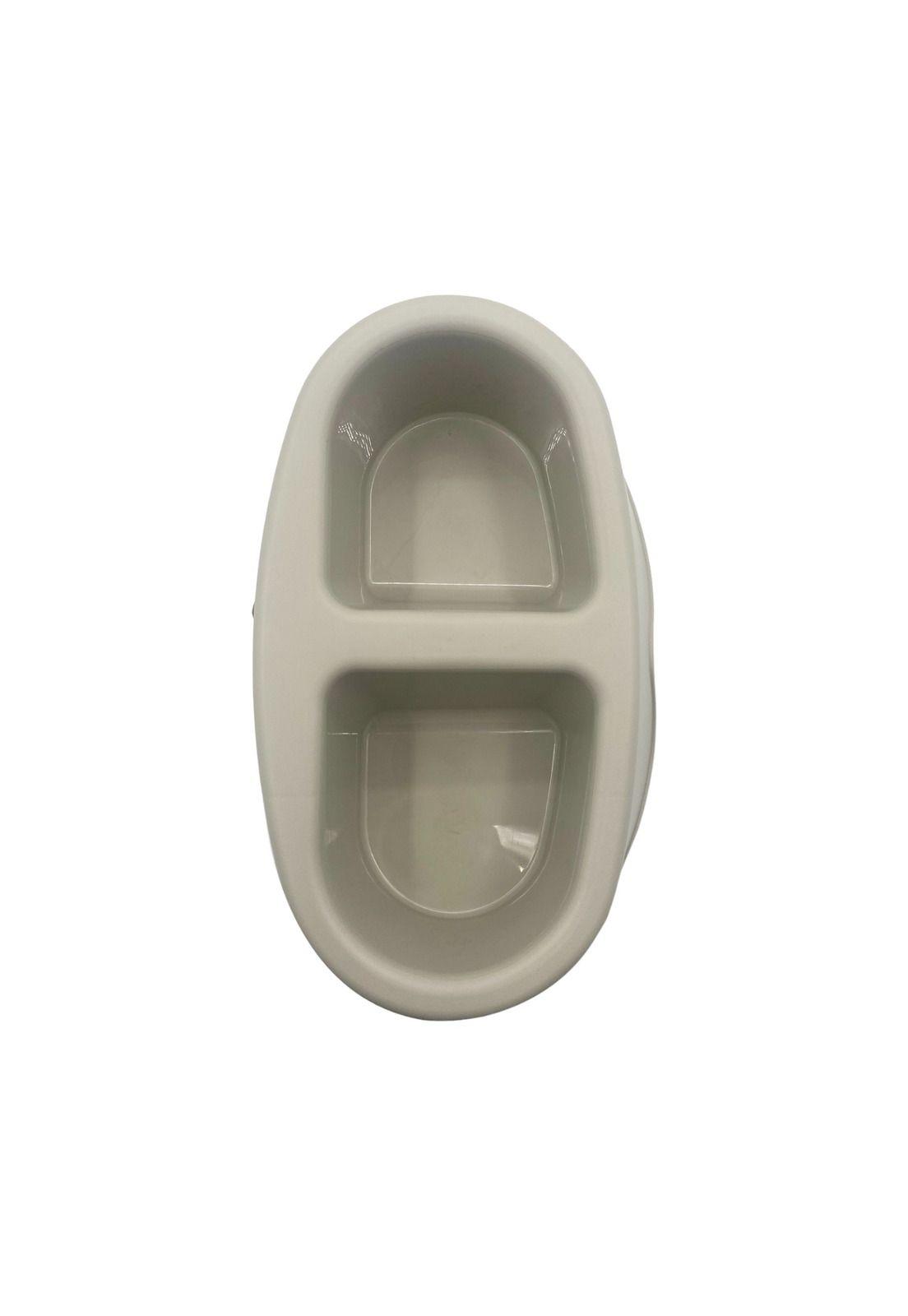 Comedero Bebedero Para Mascota Doble 100ML Beige Cool Pets-3